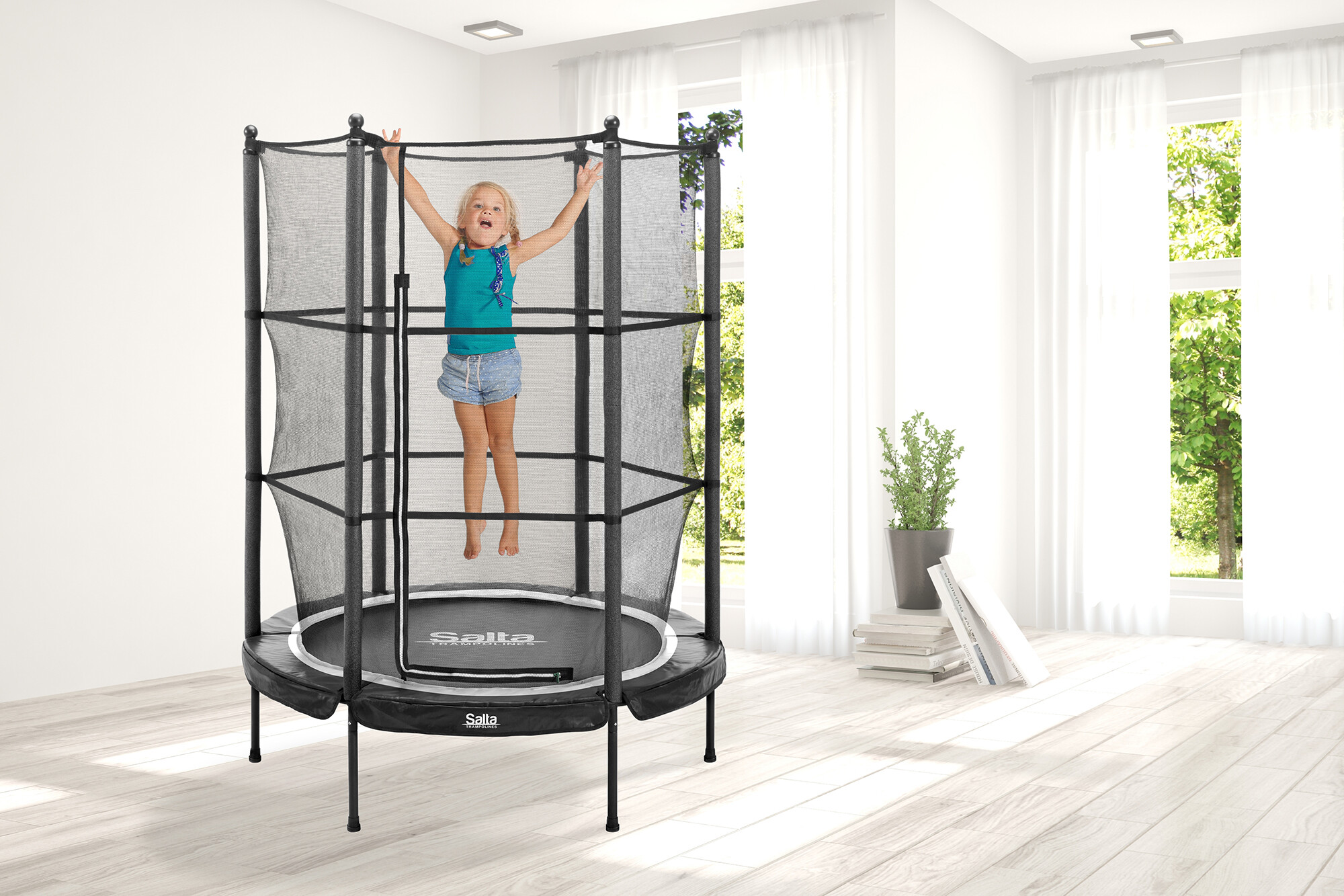 Trampoline Junior, black Salta
