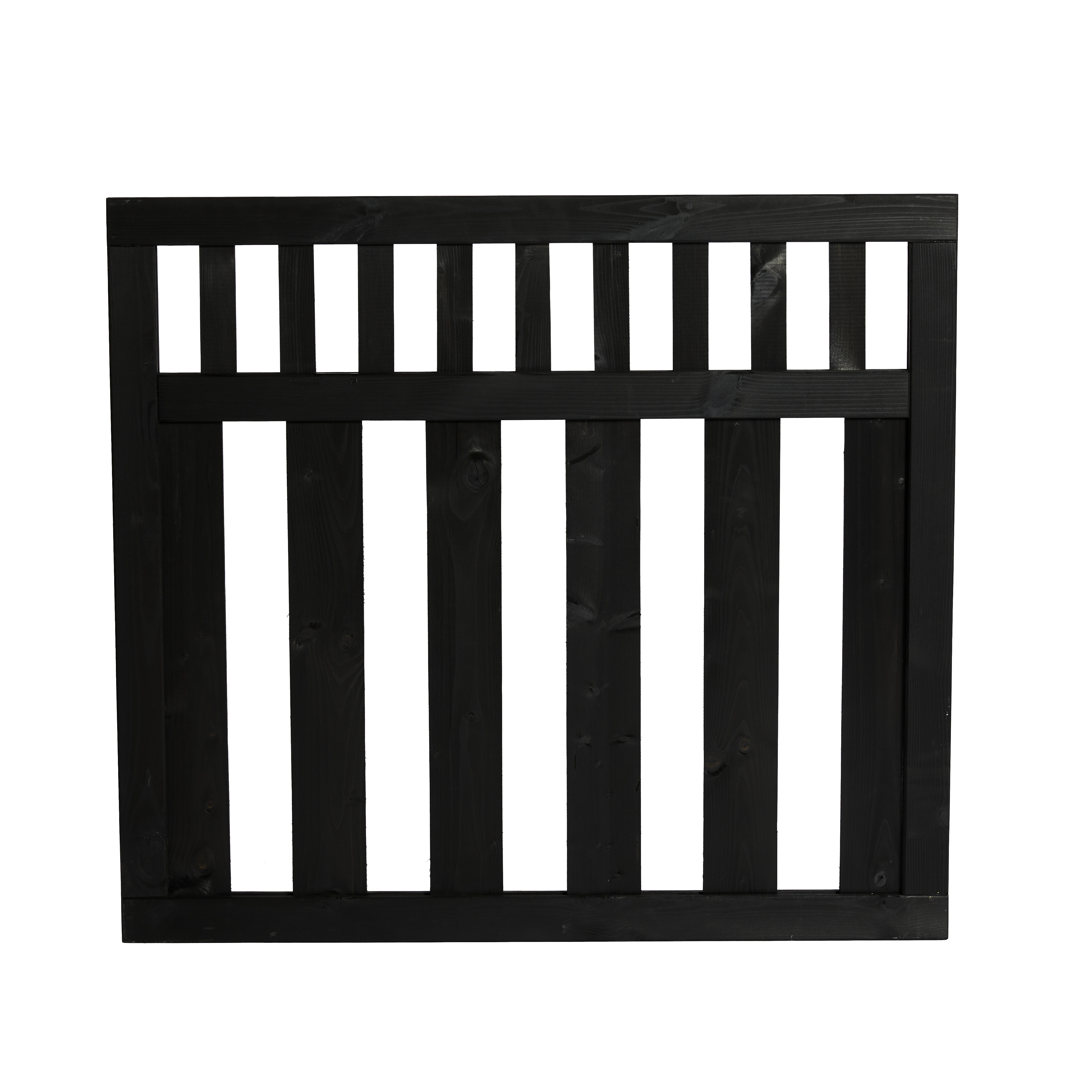 Forhavelåge 100 x 90 cm, grundmalet sort, NORDIC FENCE, Tendens