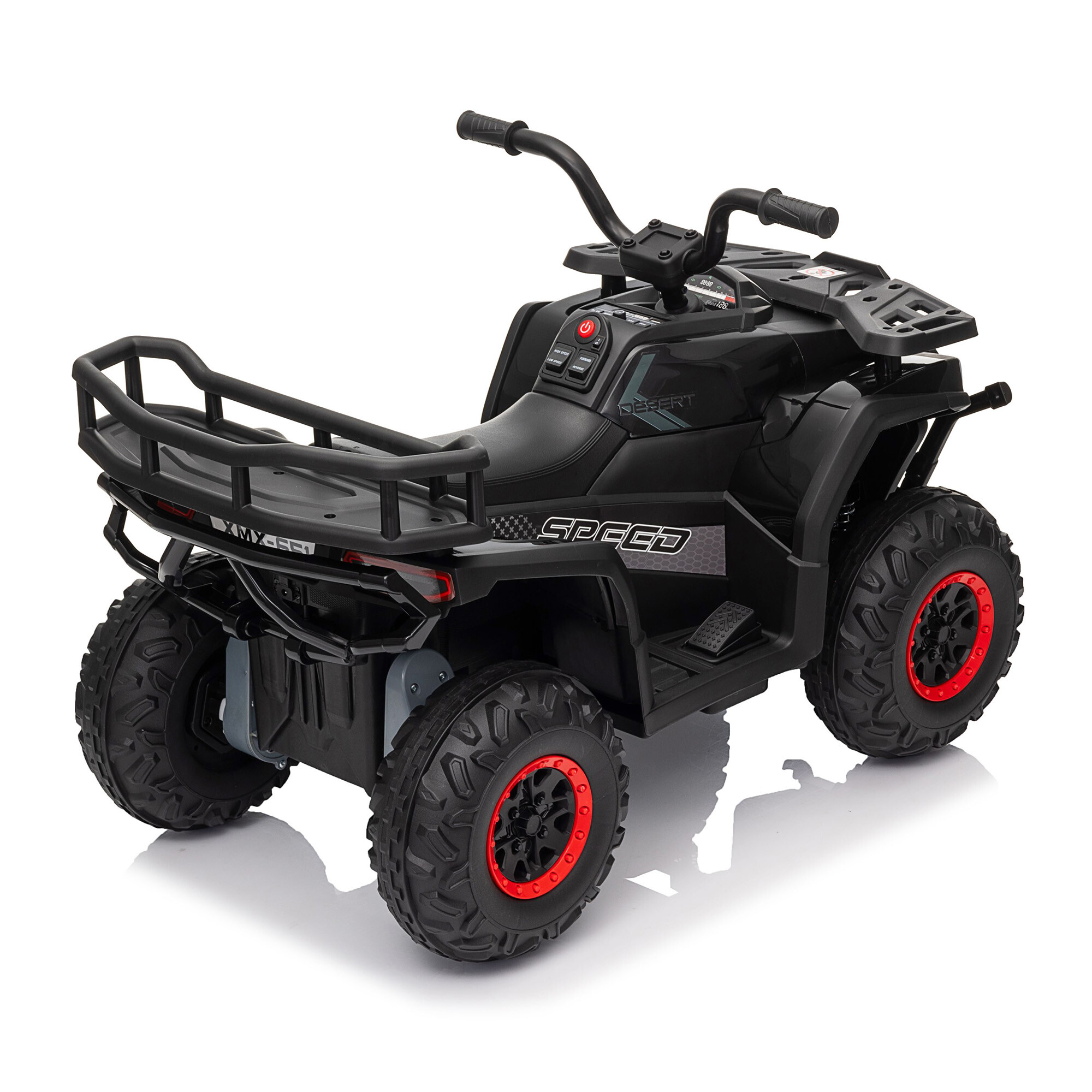 Elbil ATV 4 x 10,8V motor, EVA hjul NORDIC PLAY