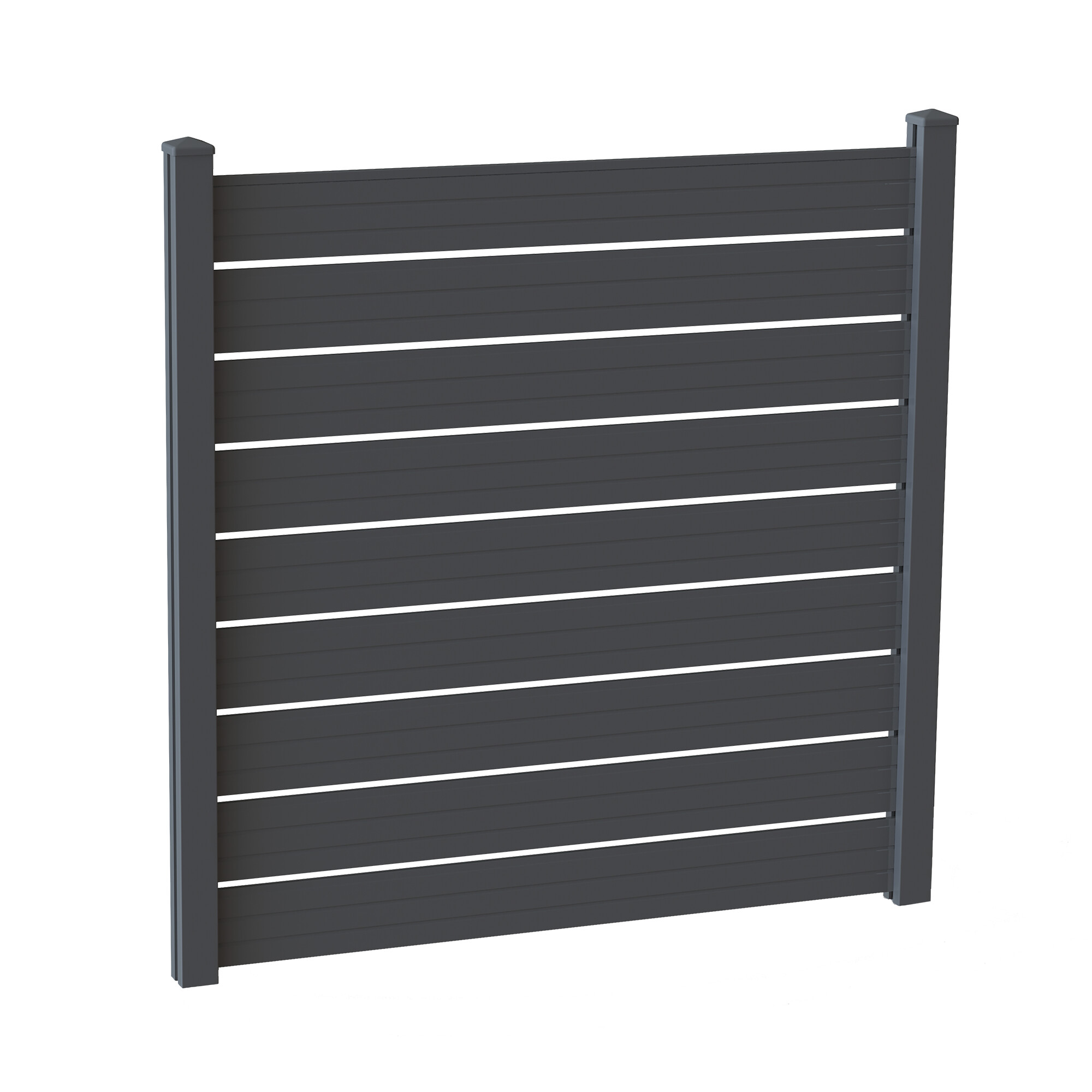 Aluminium slats for 100 x 100 cm fence