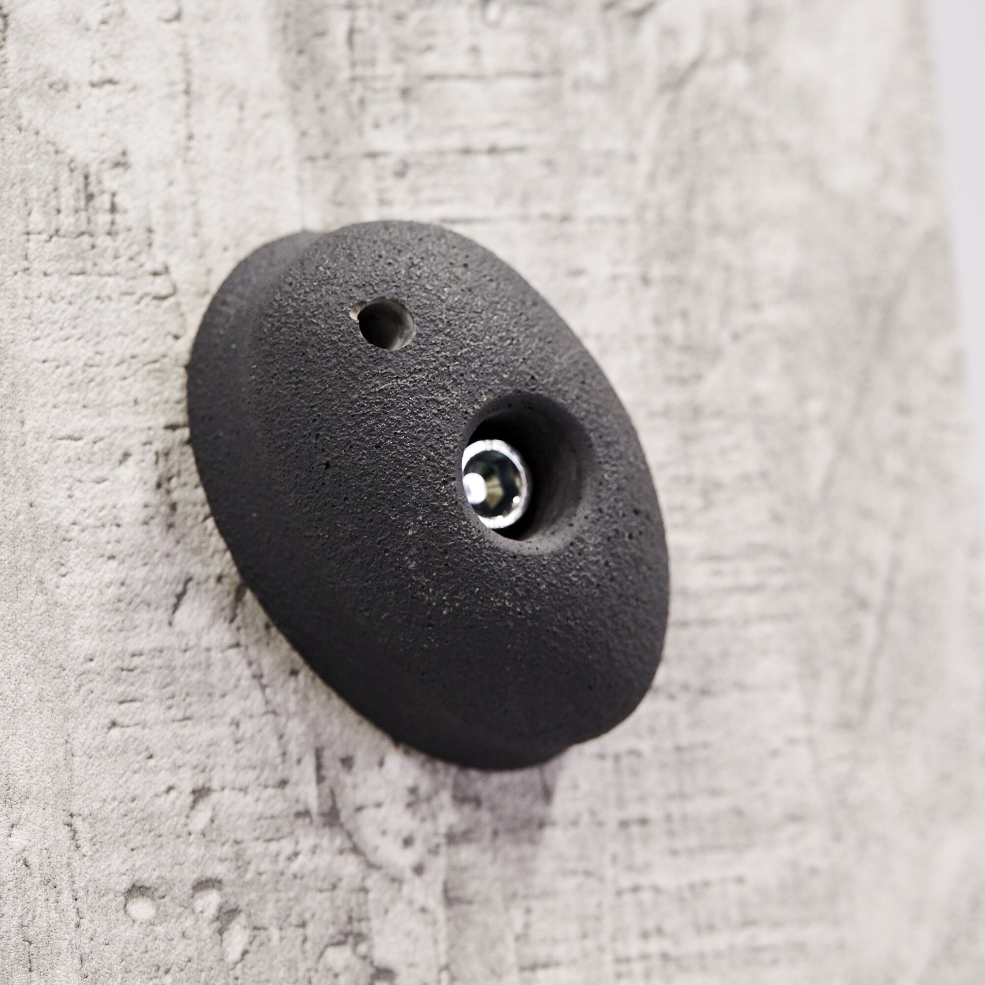 Climbing grips black/gray, 5 pcs. polyresin incl. screws NORDIC PLAY