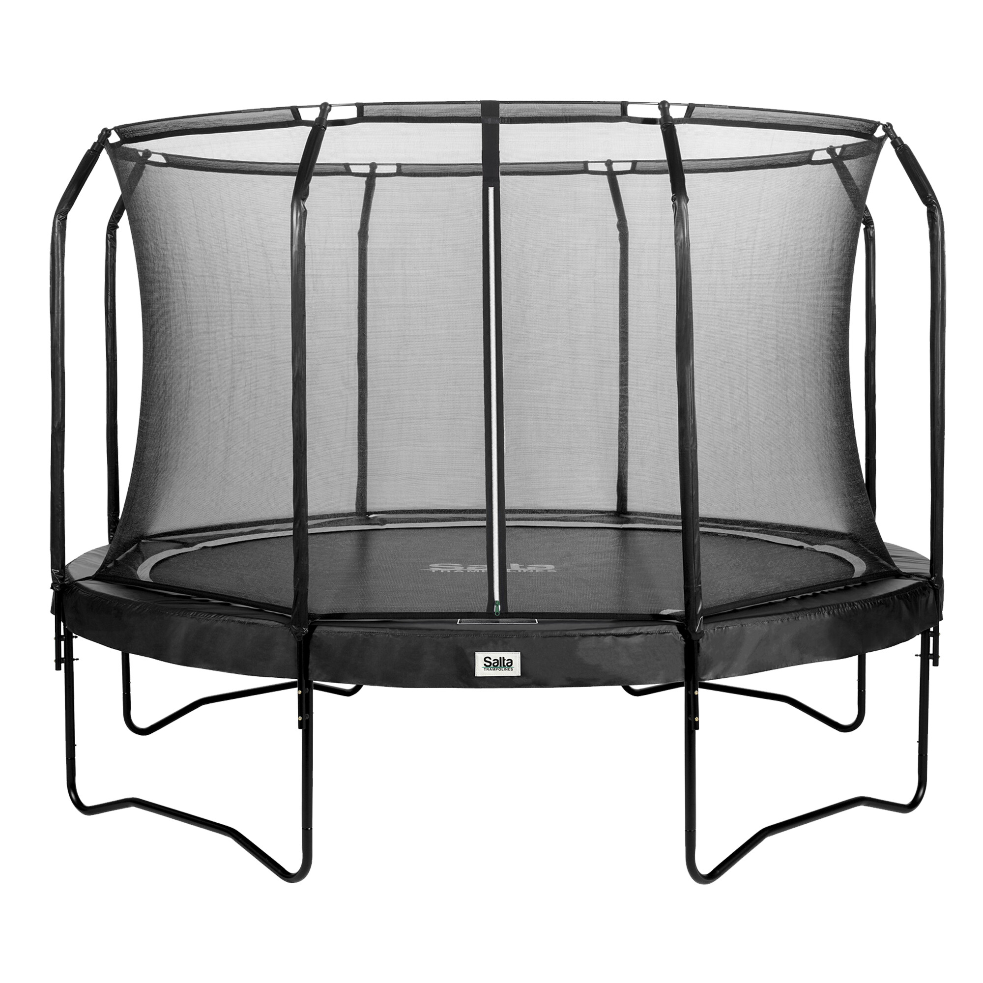 Trampolin Premium Black Edition Ø396 cm, sort inkl. sikkerhedsnet Salta