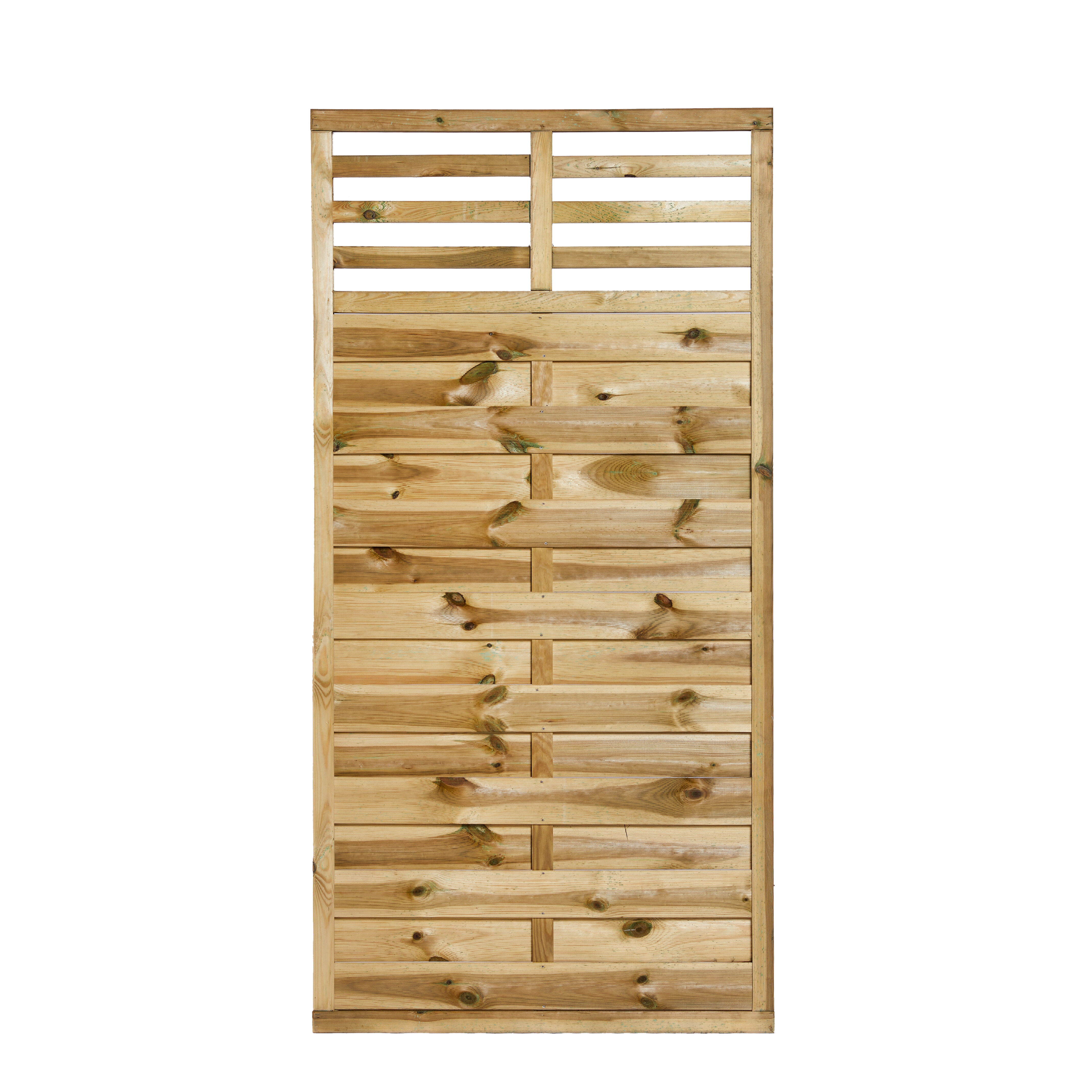 Læhegn, 90 x 180 cm, trykimprægneret, NORDIC FENCE, STRAIGHT