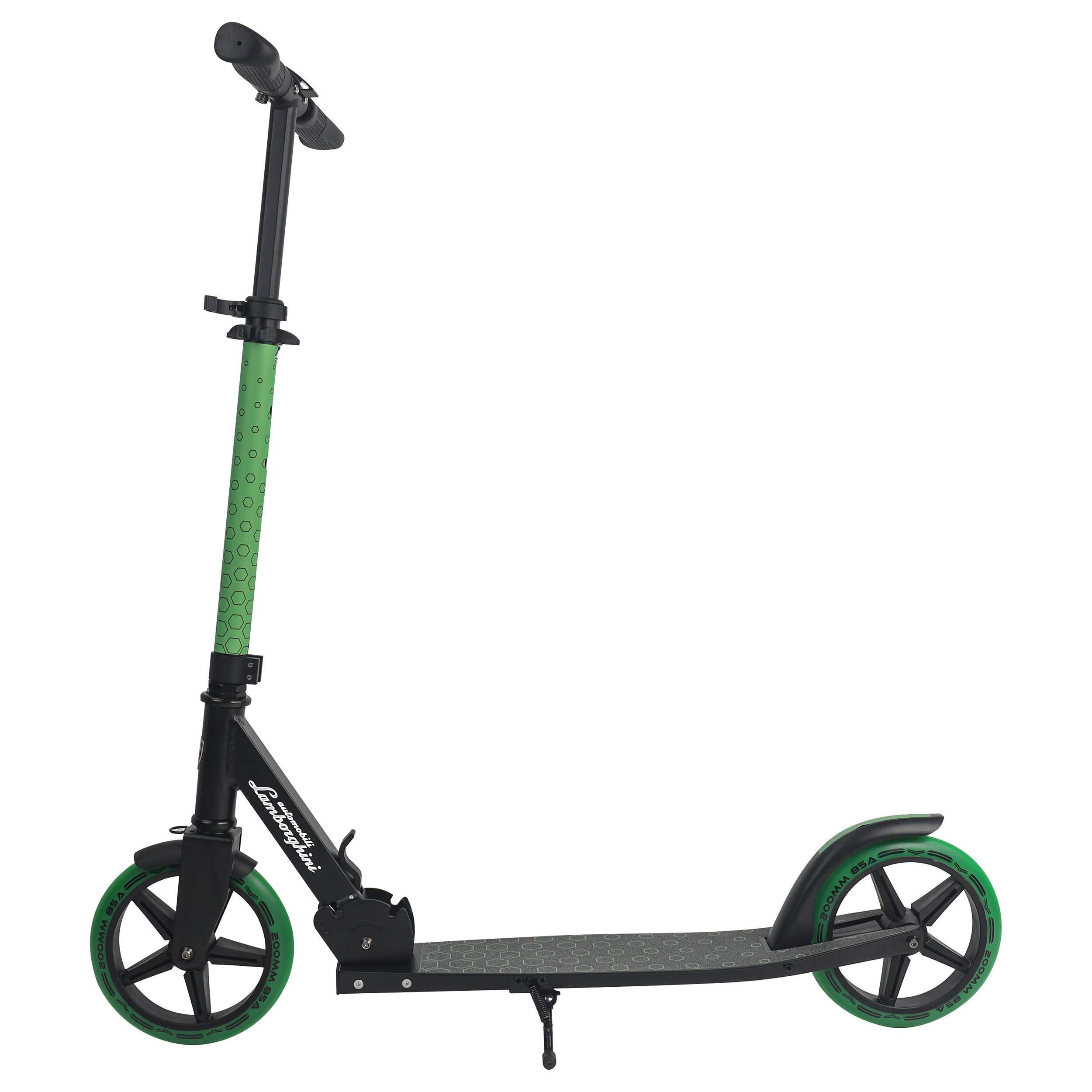 Lamborghini løbehjul teenager, grøn med affjedring NORDIC PLAY Active