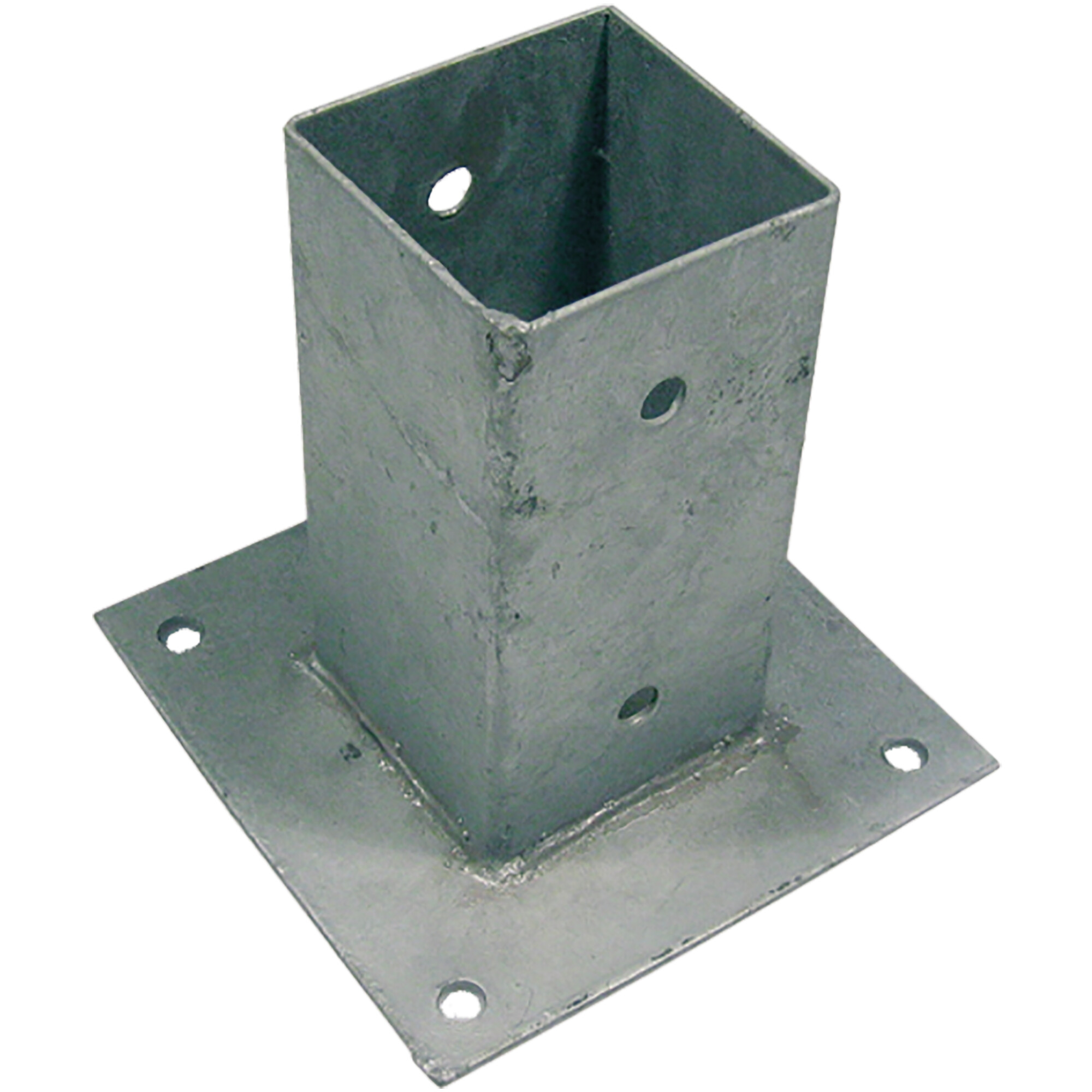 Stolpefod galvaniseret 97 x 97 mm, H: 150 mm