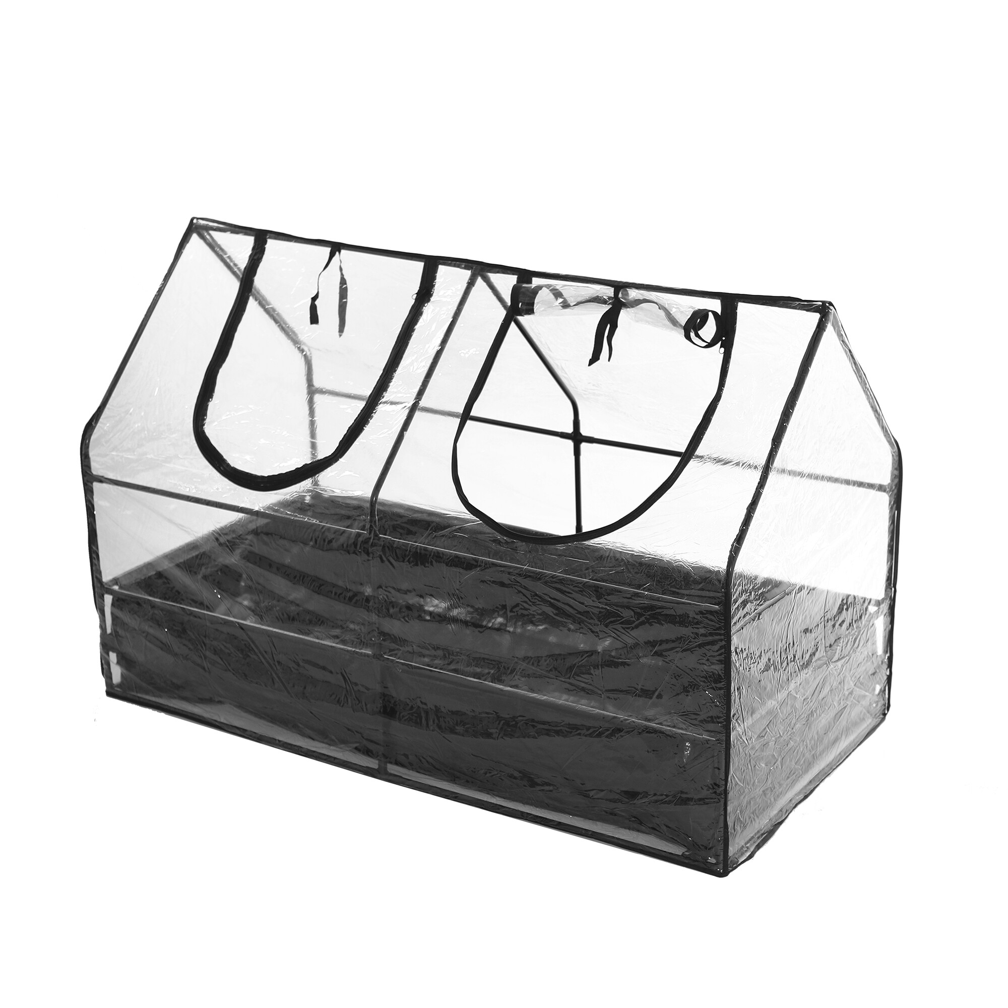 Greenhouse with bottom 130 x 85 x 65 cm HORTUS