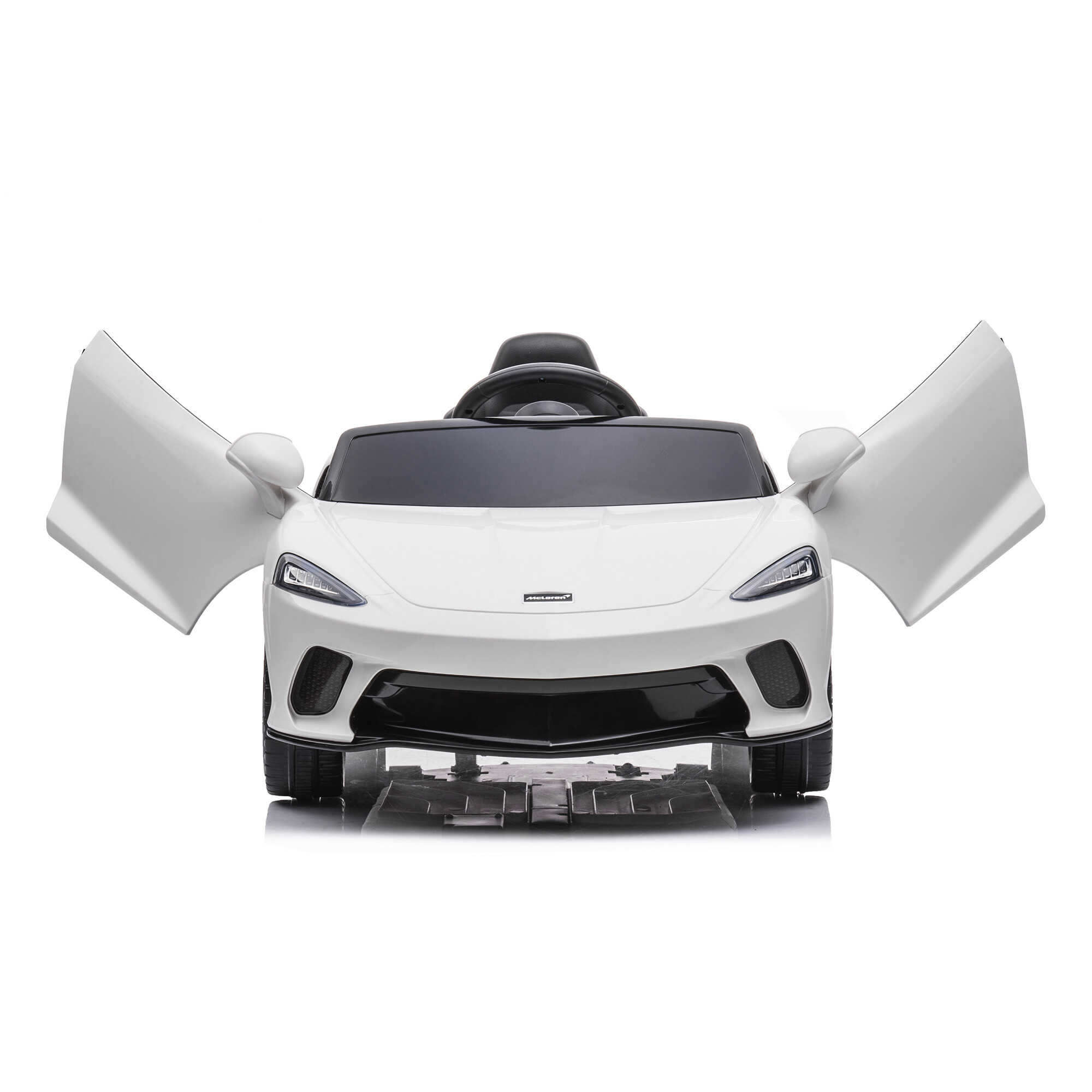 Elbil McLaren GT 12V4,5AH, EVA-hjul, BT, vit NORDIC PLAY
