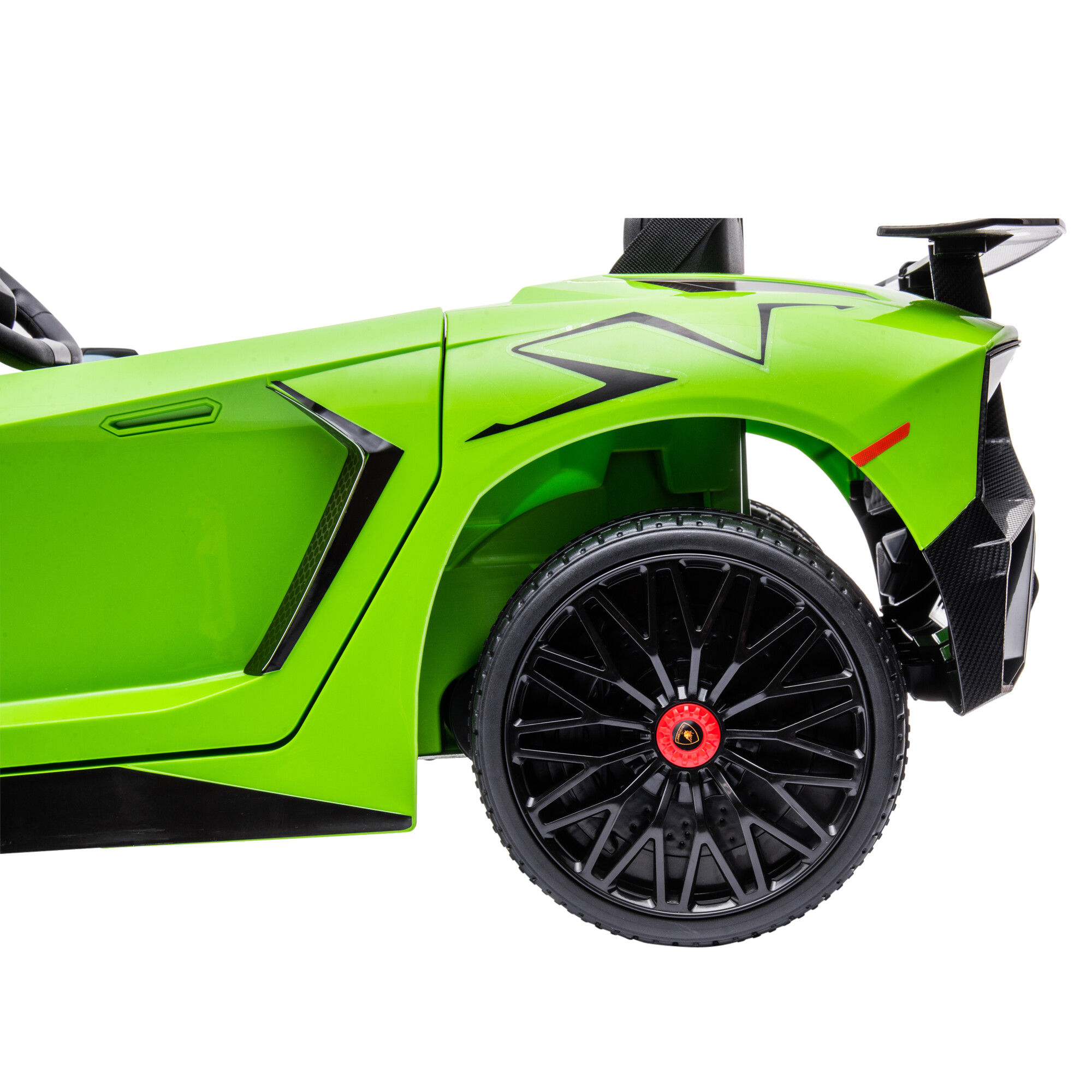 Electric car Lamborghini Aventador 12V, lime green, NORDIC PLAY
