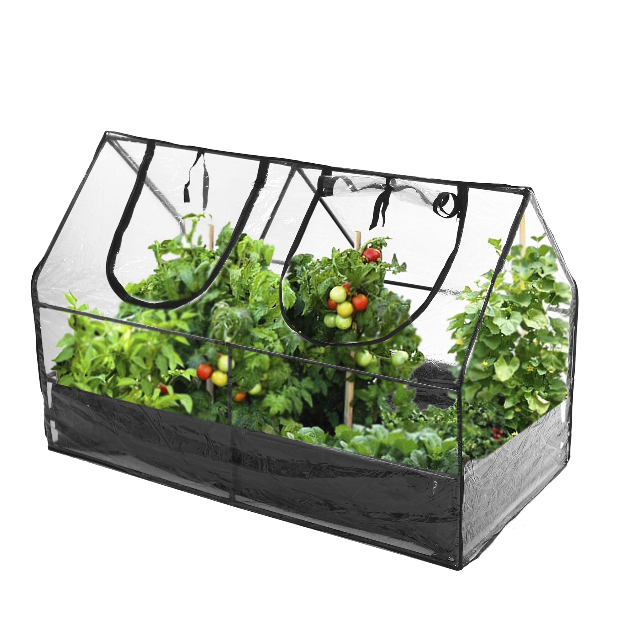 Greenhouse with bottom 130 x 85 x 65 cm HORTUS