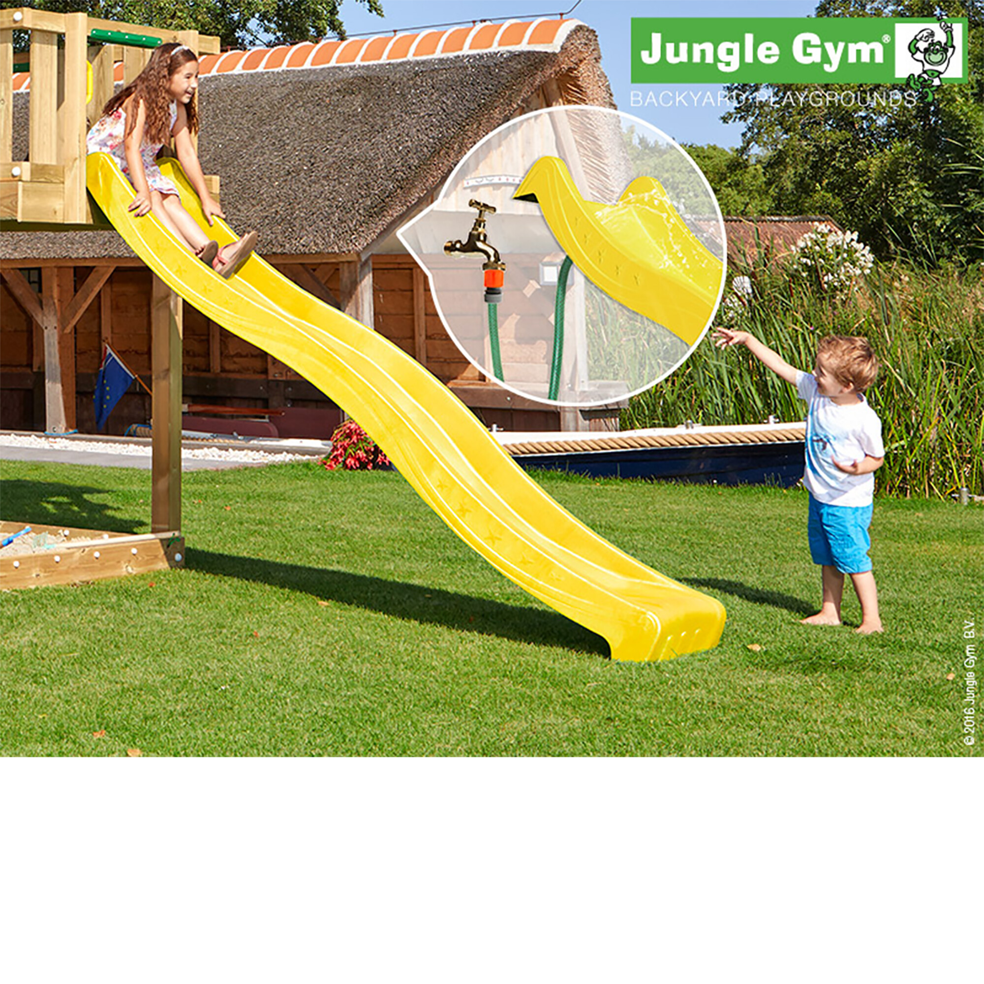 Rutschebane Gul 2,65 m Jungle Gym