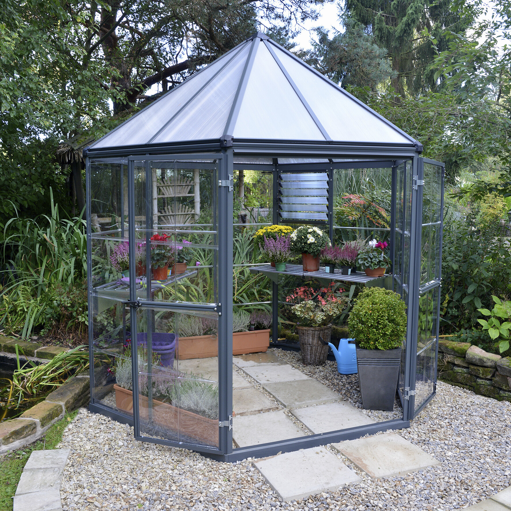 Greenhouse Oasis hexagonal 4 m2 Palram - Canopia