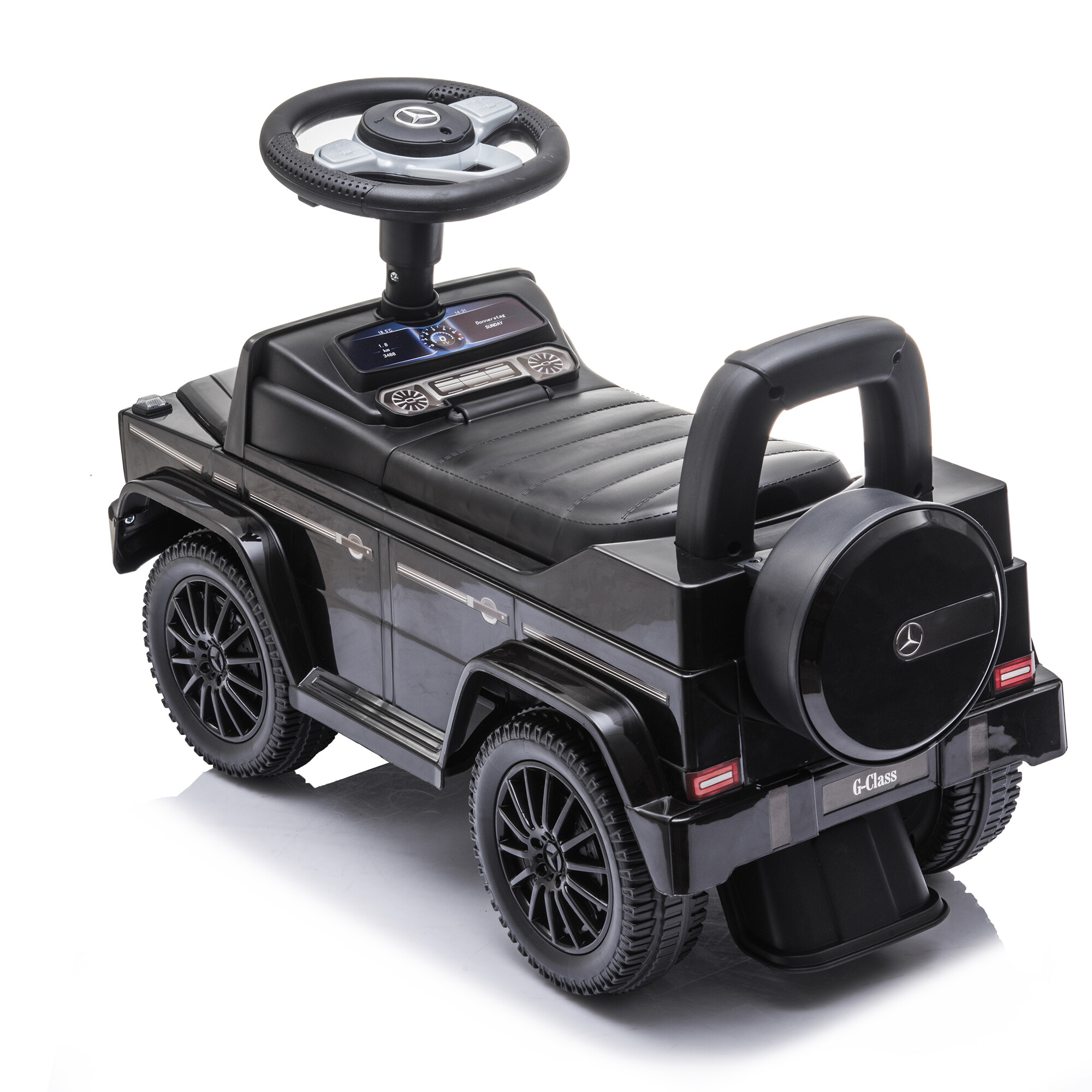 Gåbil Mercedes-Benz licens G350D sort NORDIC PLAY