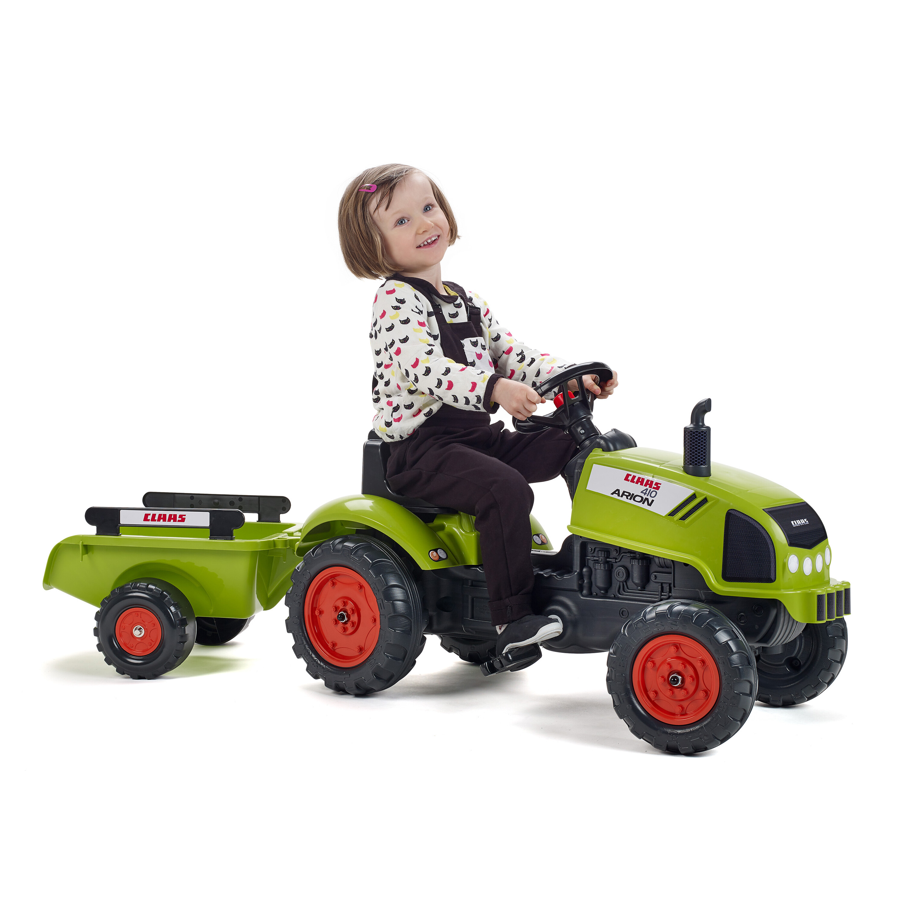 Tractor with trailor FALK Claas 