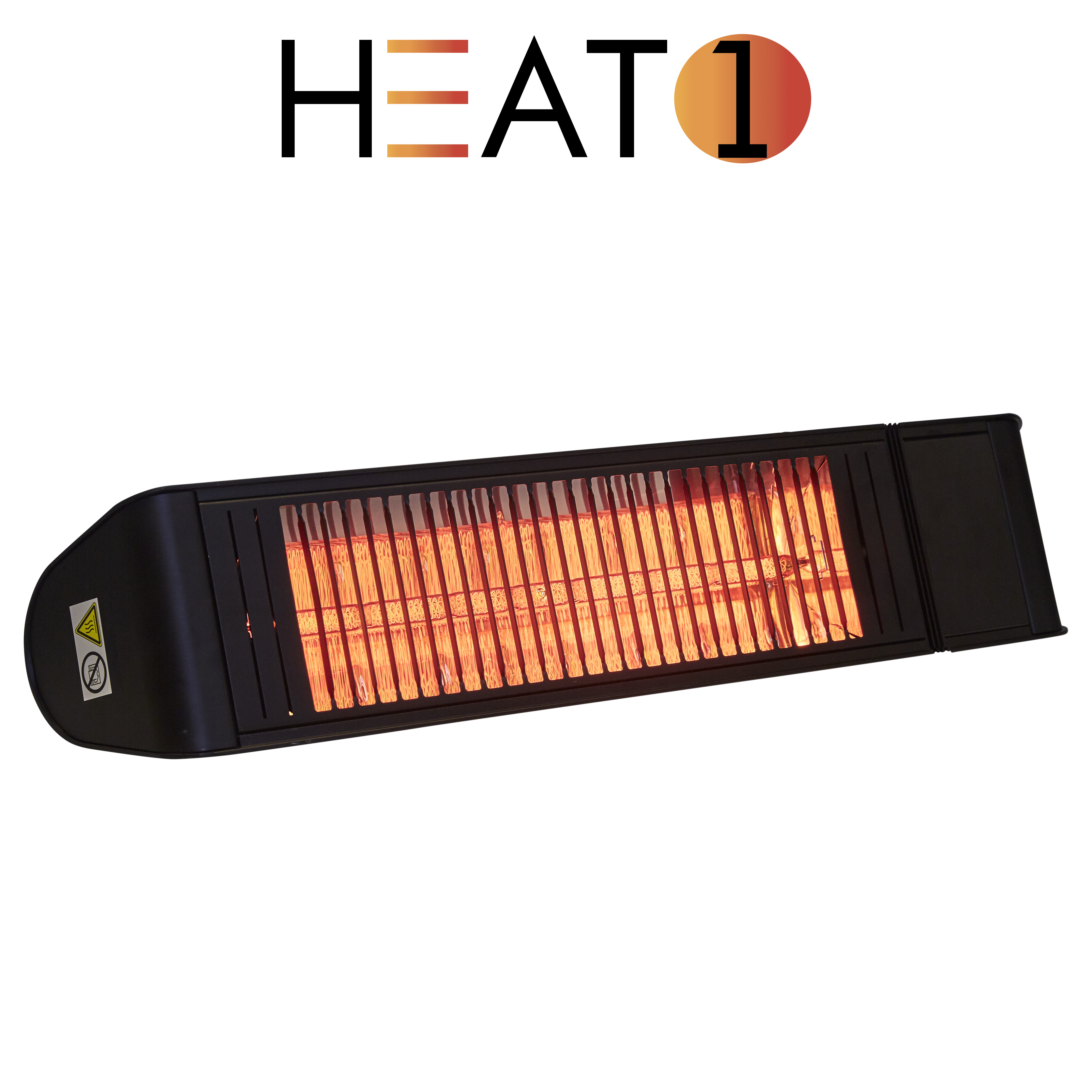 Terrassevarmer ECO pro-line 2000W HEAT1, sort