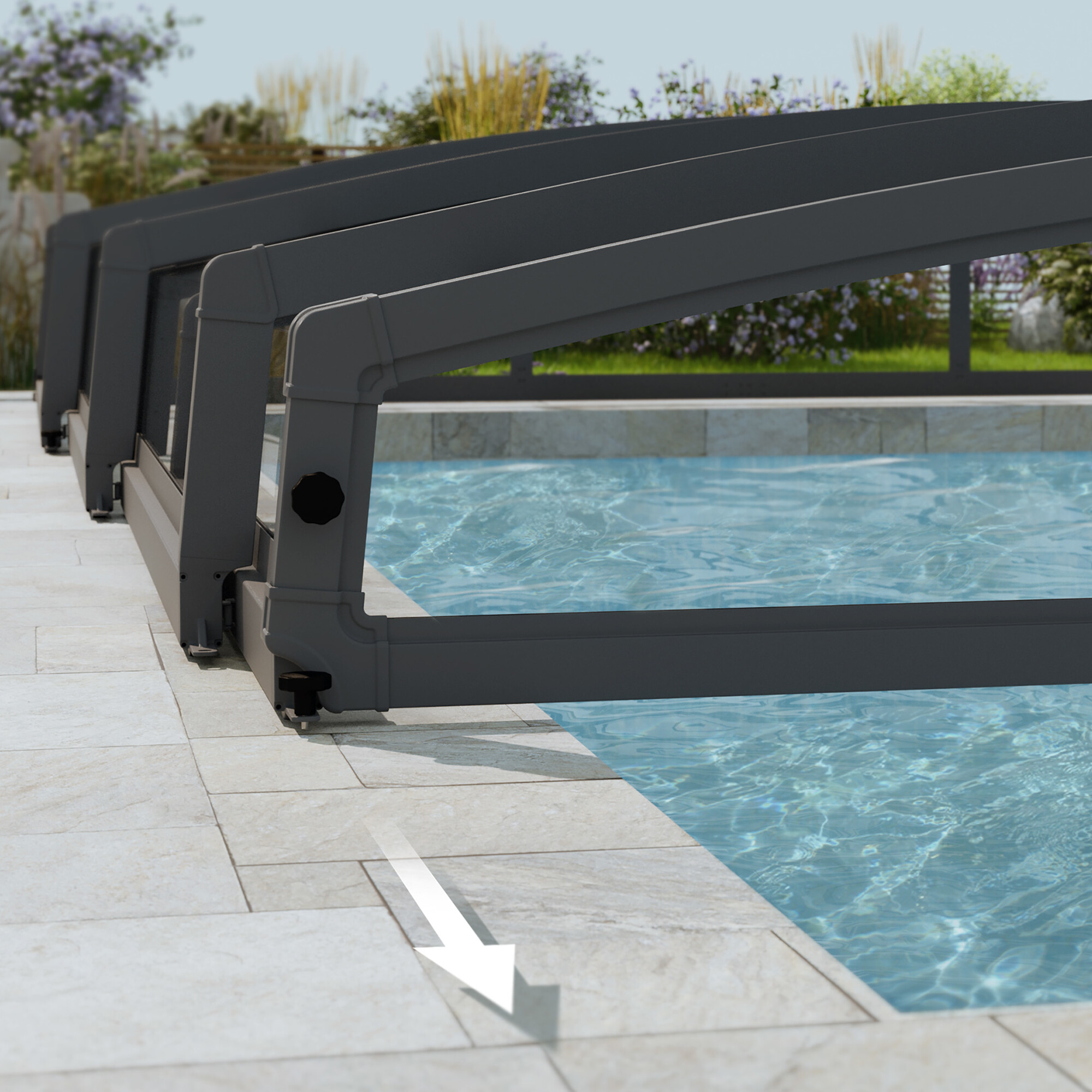 Majorca pool overdækning 470 x  670 cm Palram - Canopia