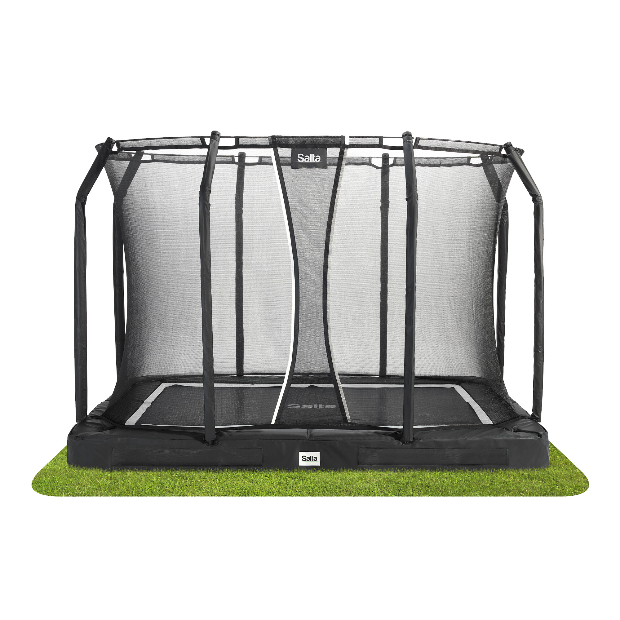 Trampolin Premium Ground inkl. sikkerhedsnet 305 x 214 cm Salta