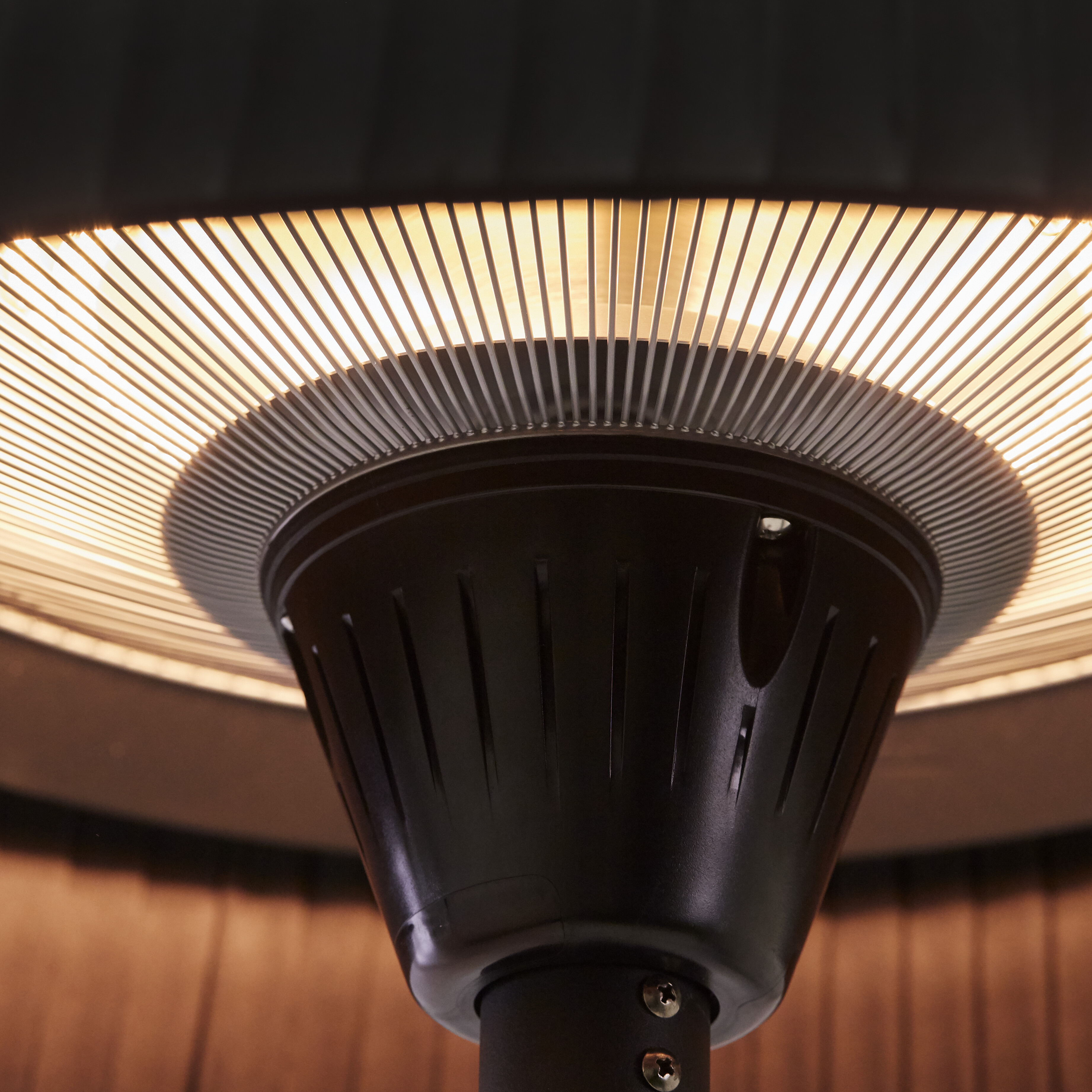 Patio heater floor model 2100 W HORTUS, black