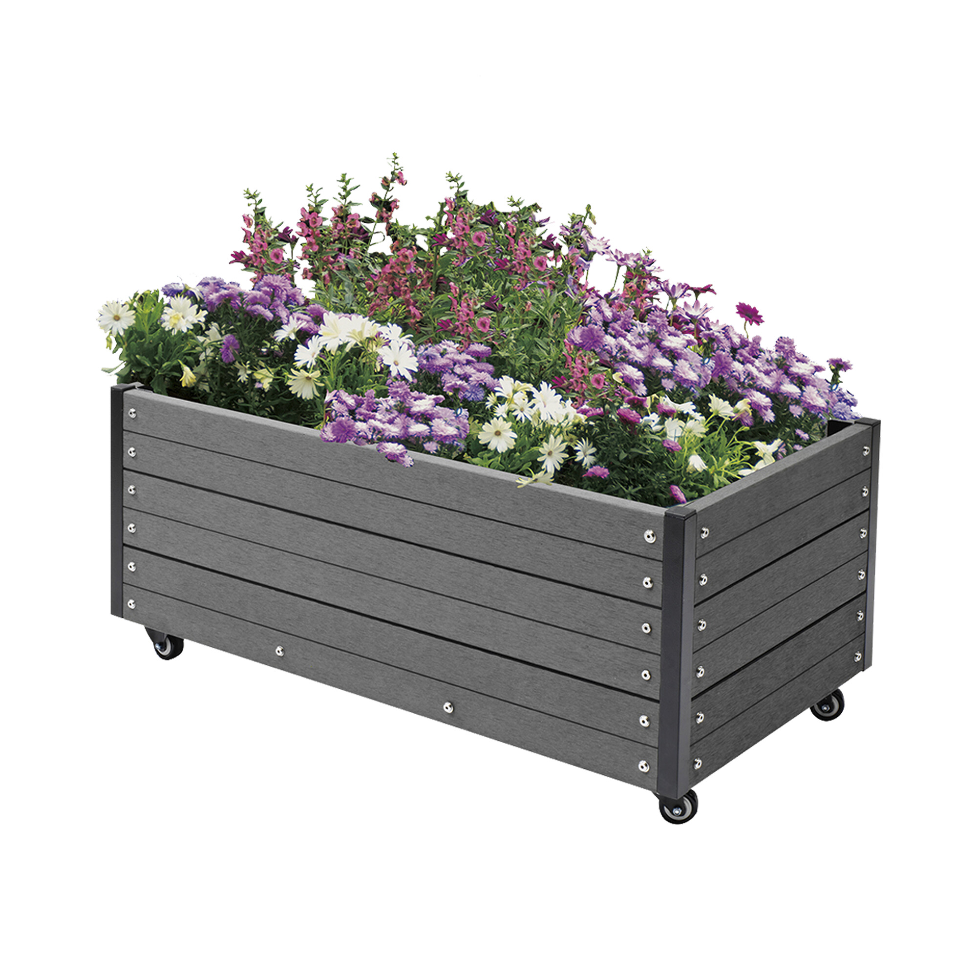 Raised garden bed, WPC 36 x 50 x 90 cm HORTUS