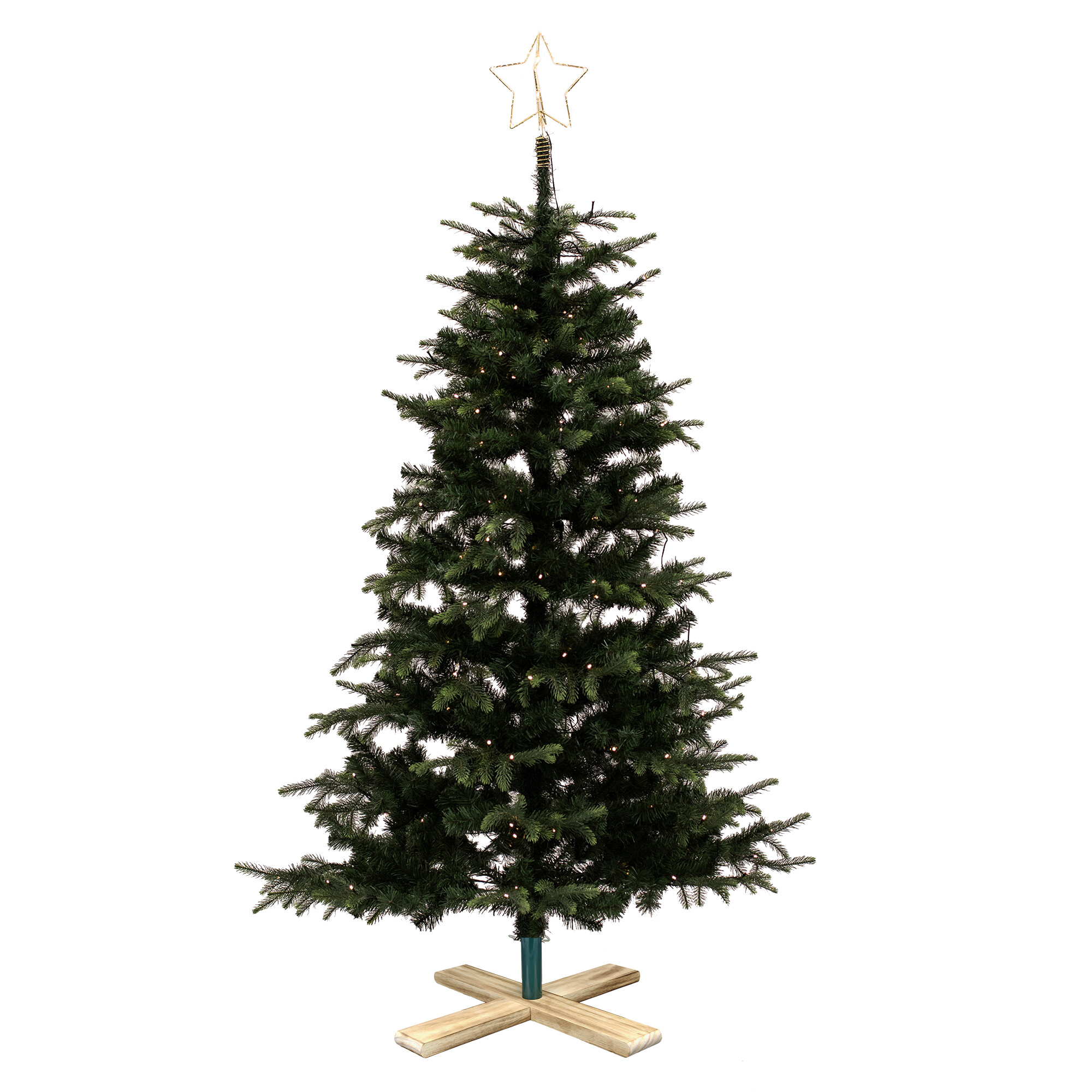Kunstigt juletræ PE/PVC 