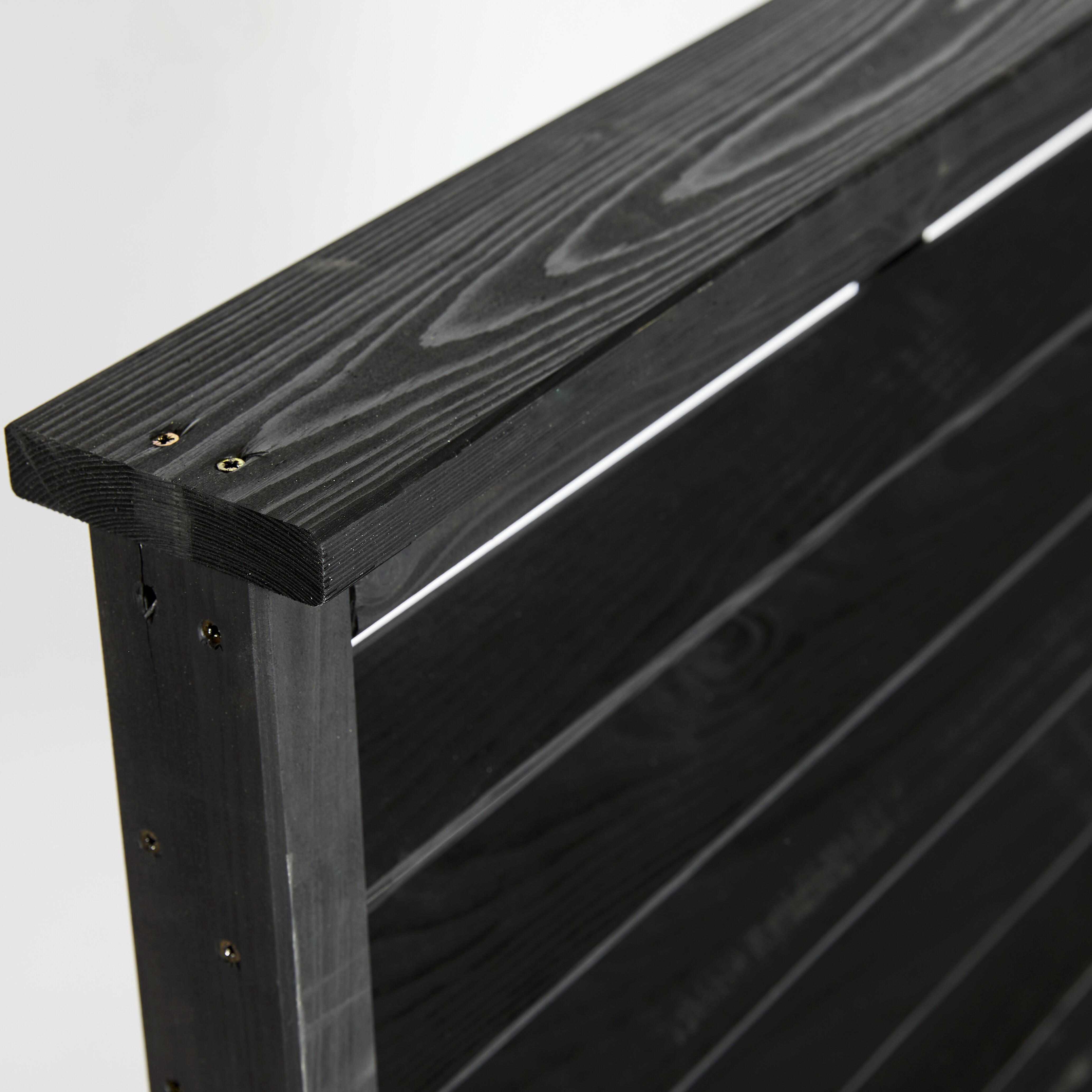 Læhegn, Svart Grundmalet, 160 x 90 cm, NORDIC FENCE, NOVA