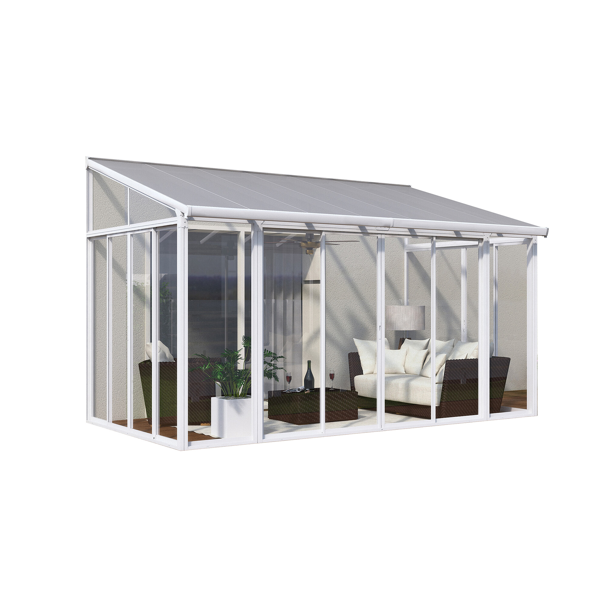 Veranda SanRemo 3 x 4.25 m, white Palram - Canopia