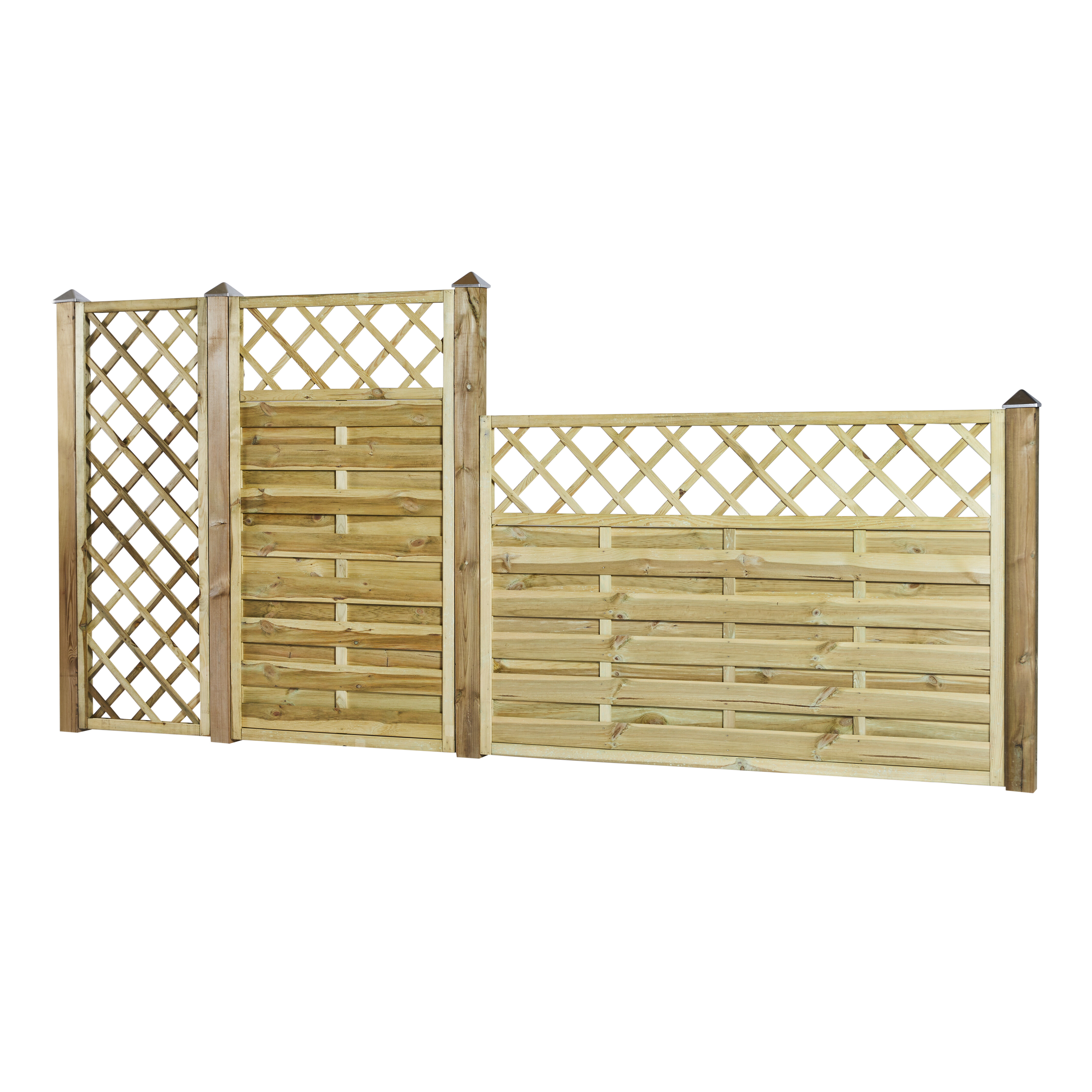 Espalierhegn, Trykimprægneret, 60 x 165 cm, NORDIC FENCE, SOLID