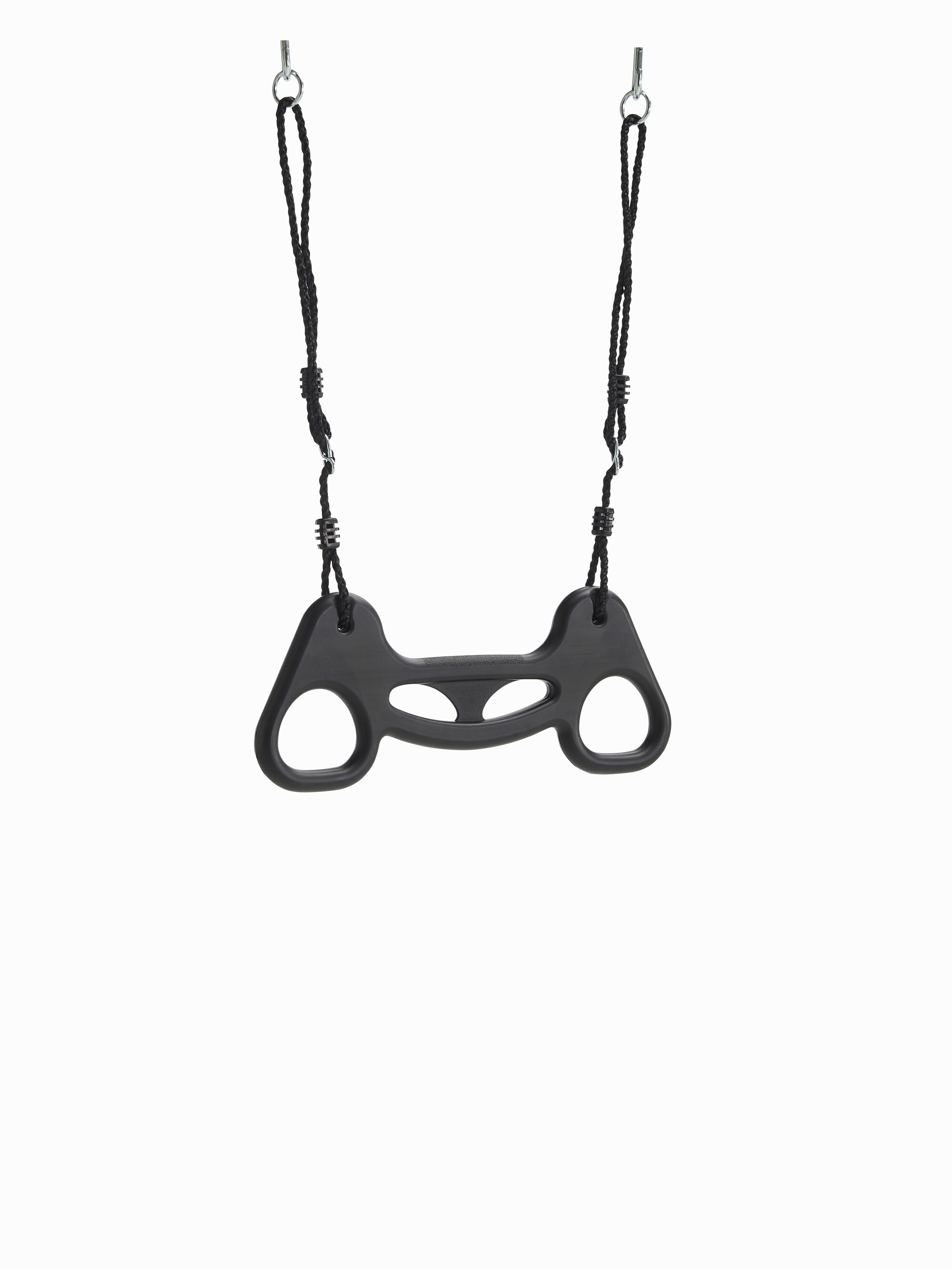 Trapeze swing, black with black rope NORDIC PLAY
