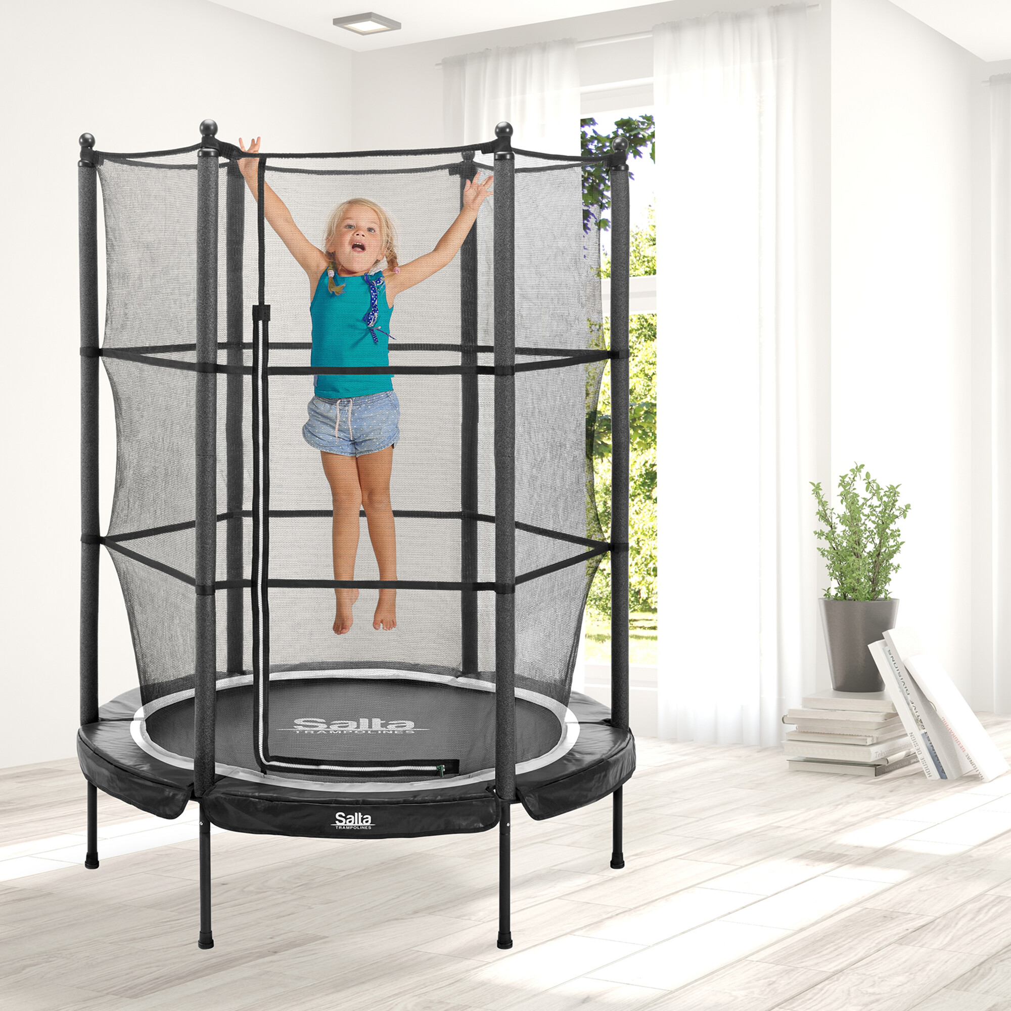 Trampoline Junior, black Salta