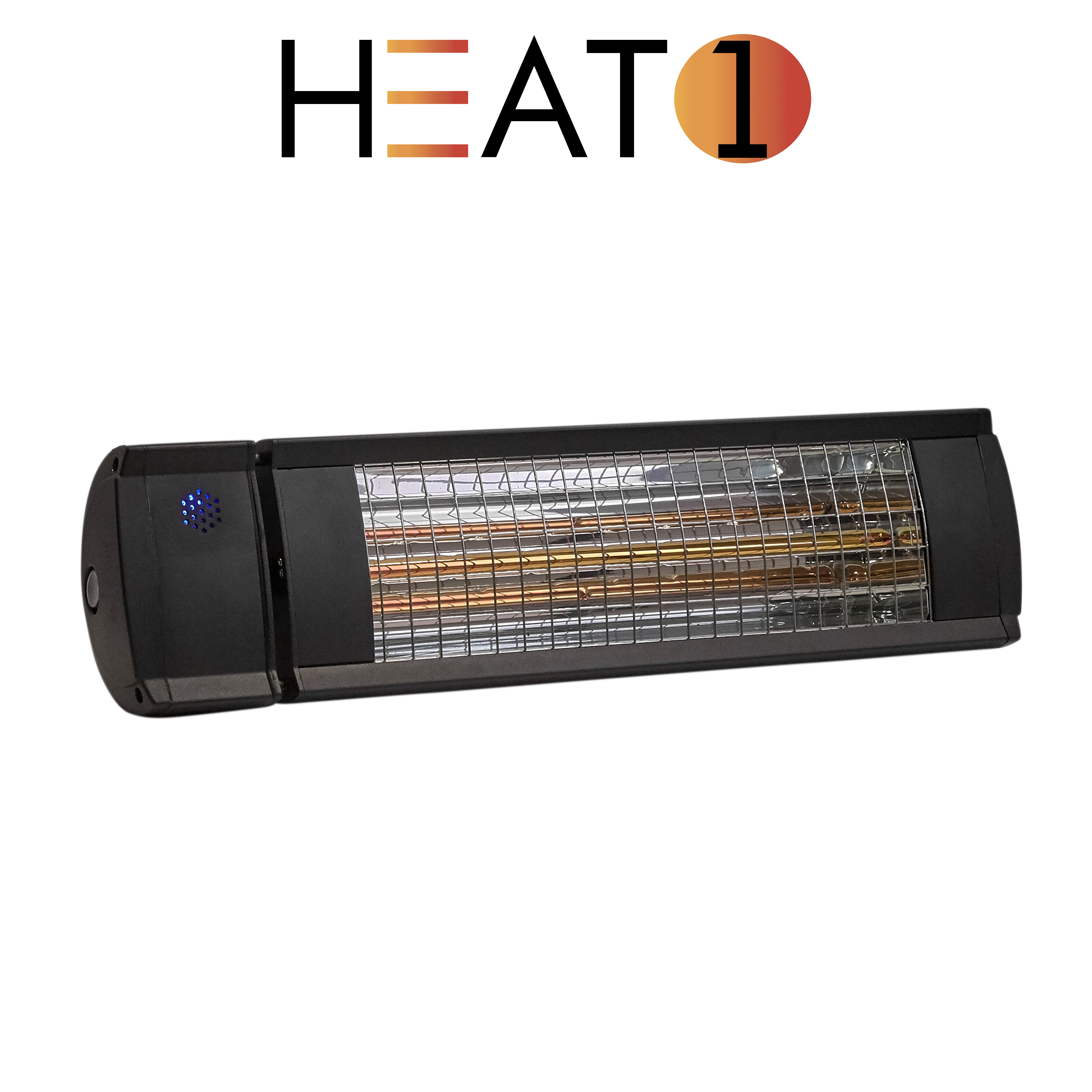 Terrassevarmer ECO high-line 2000W HEAT1, sort