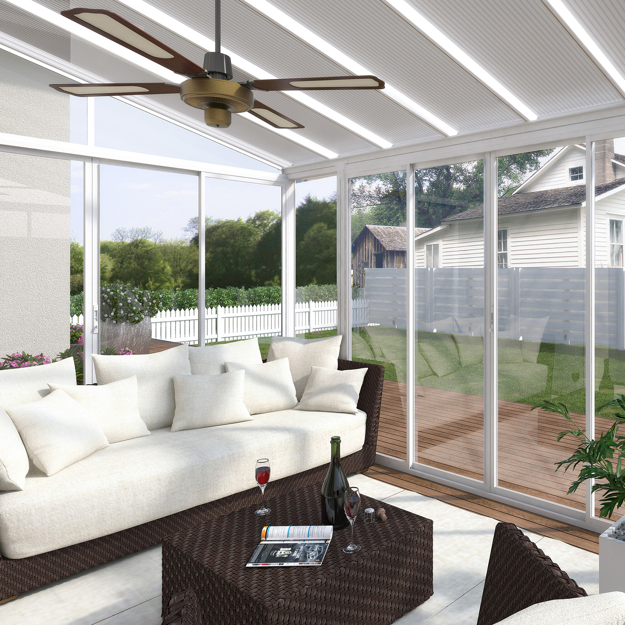 Veranda SanRemo 3 x 4.25 m, white Palram - Canopia