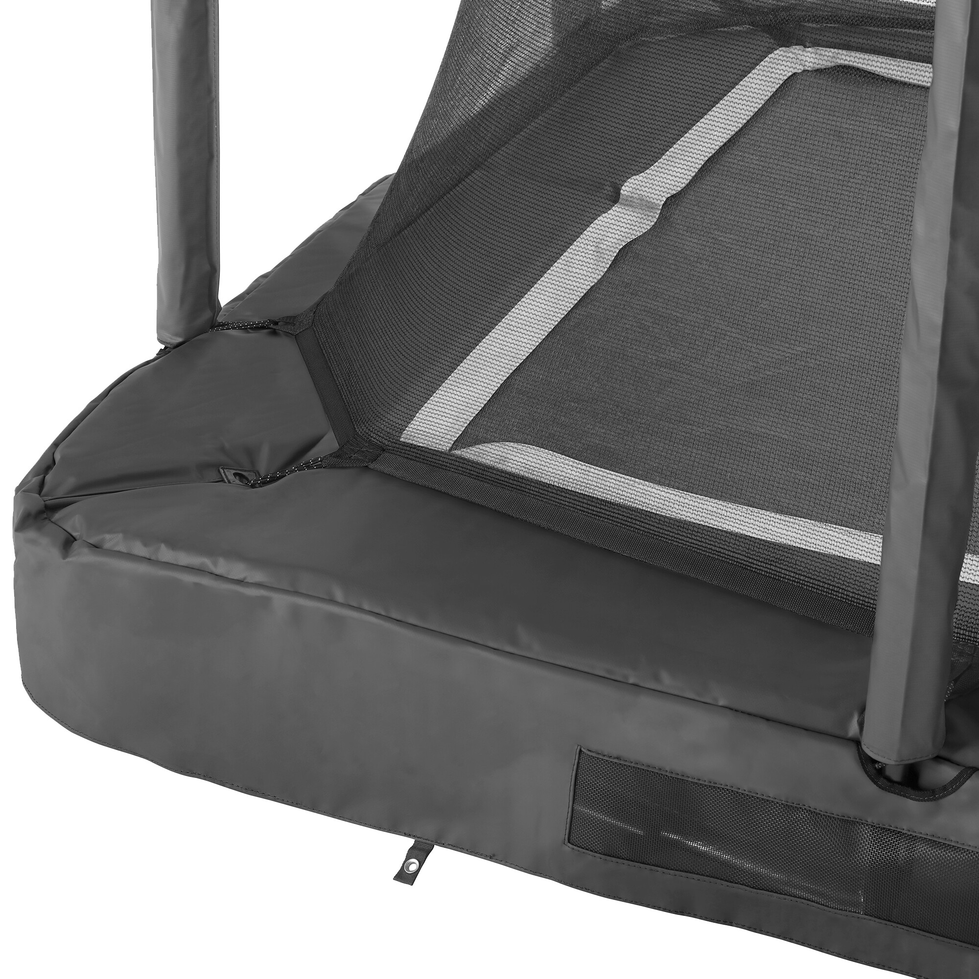 Trampoline Premium Ground sis. Turvaverkon 305 x 214 cm Salta