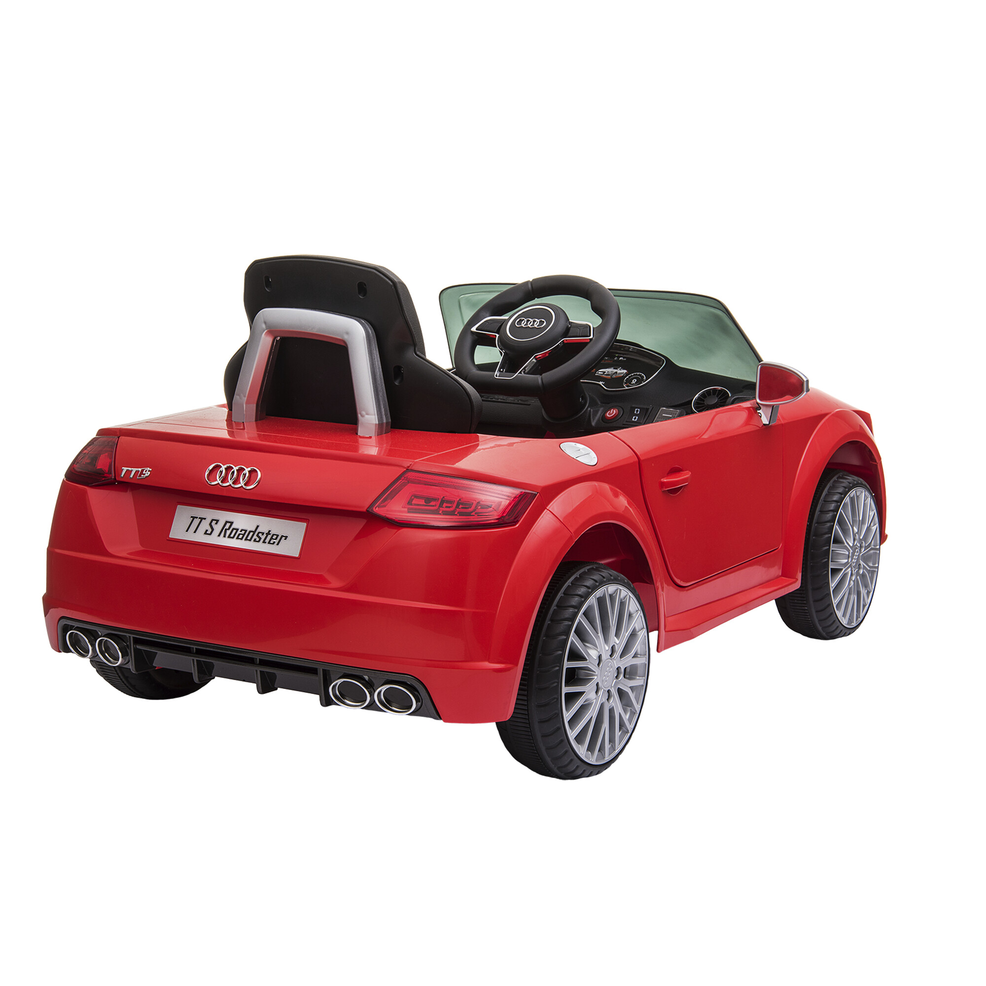 Elbil Audi TTS Roadster 12V med EVA-hjul NORDIC PLAY