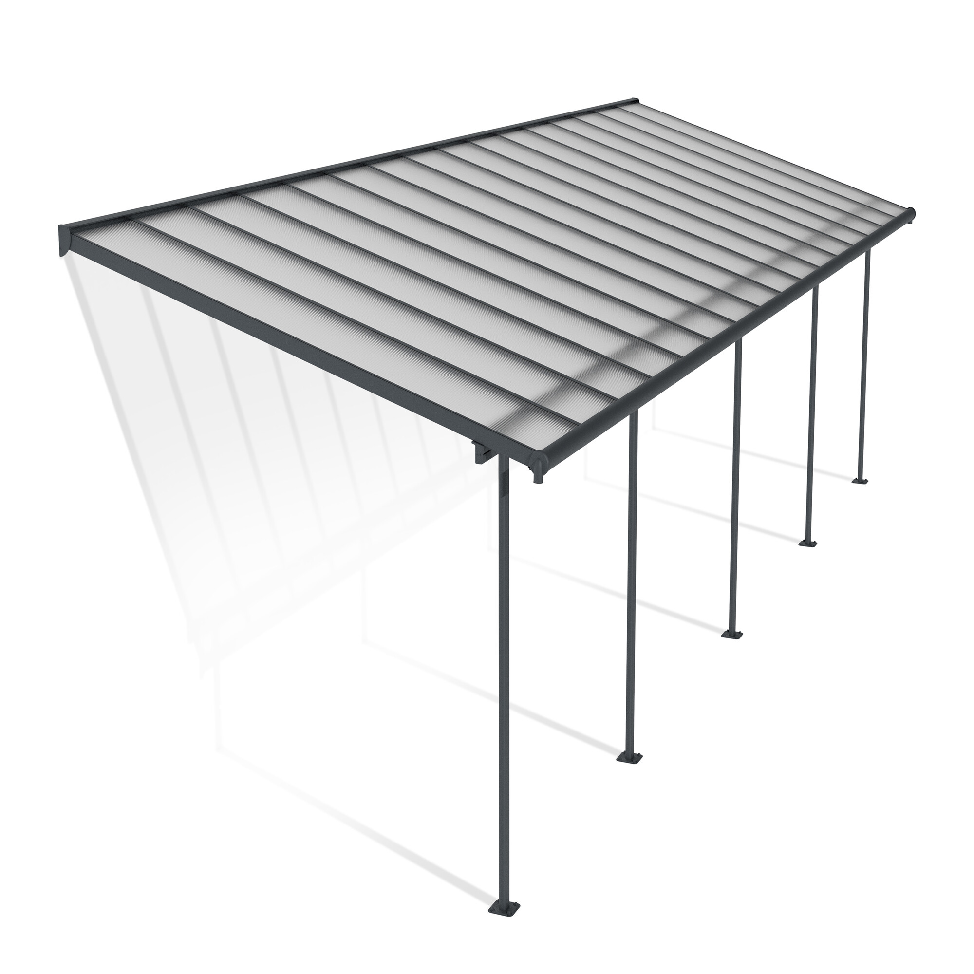 Terrasseoverdækning Sierra 3x9,80m (28,6 m2), antracitgrå Palram - Canopia