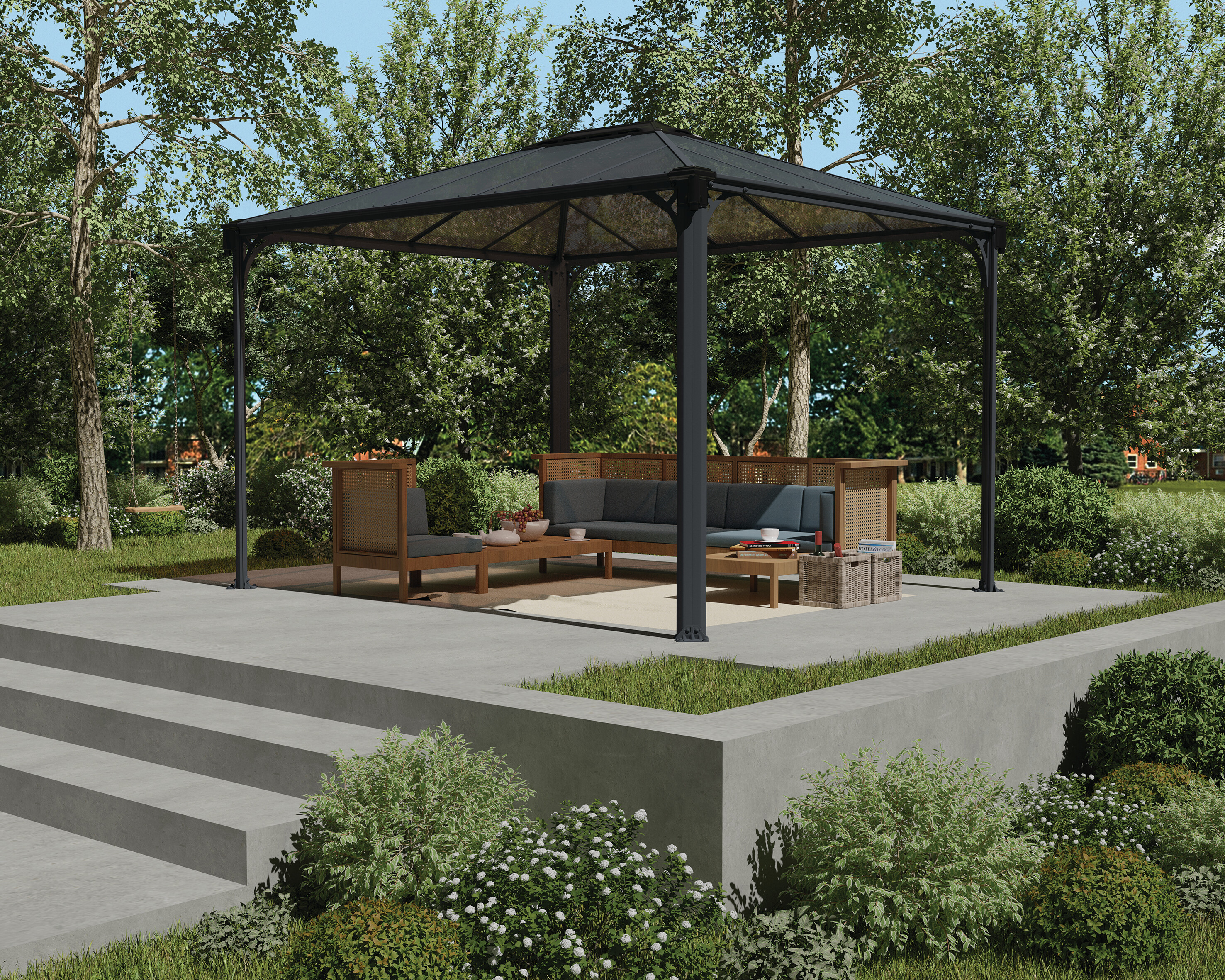 Gazebo Martinique 3600, anthracite Palram - Canopia