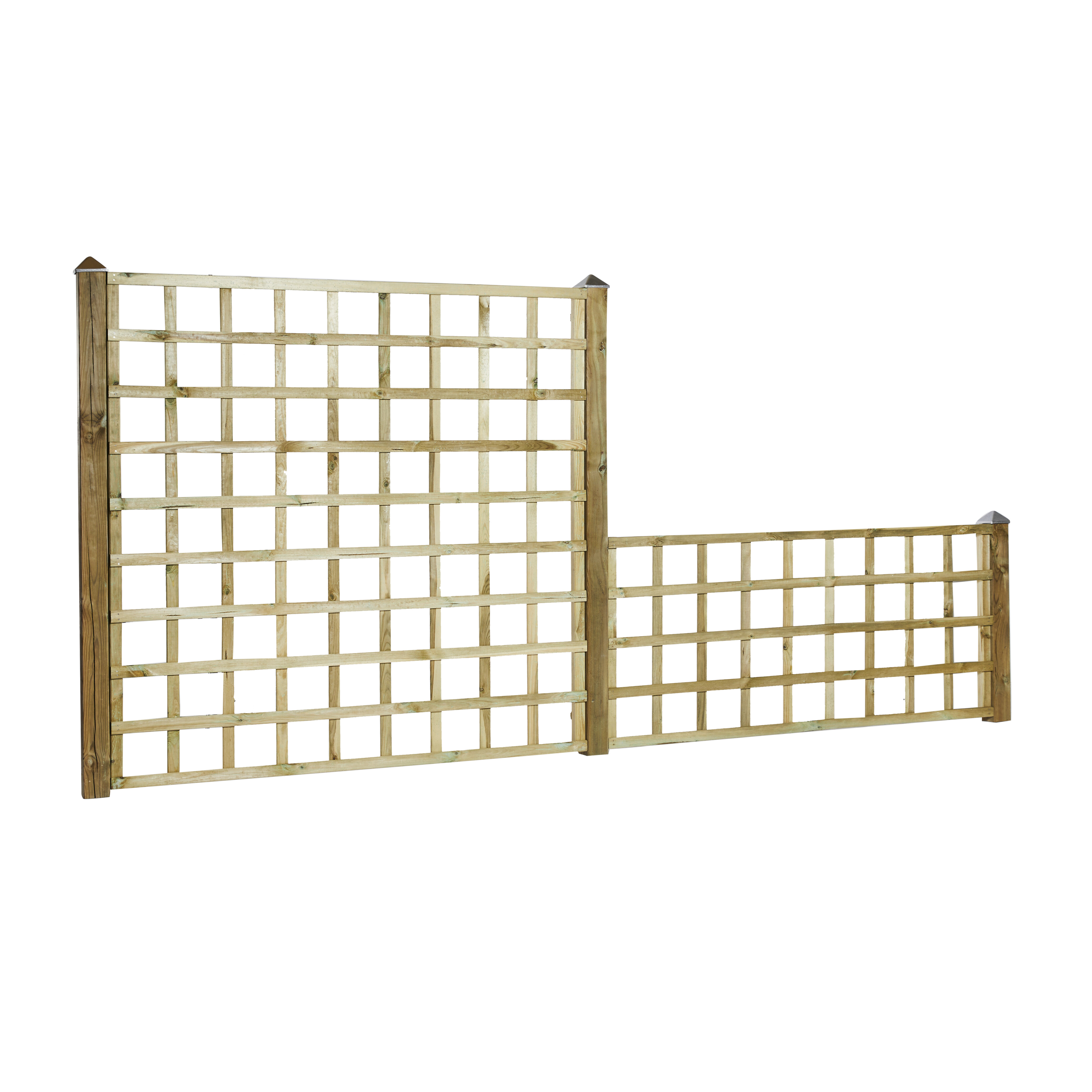 Espalierhegn 180 x 180 cm, trykimprægneret, NORDIC FENCE, SERENE