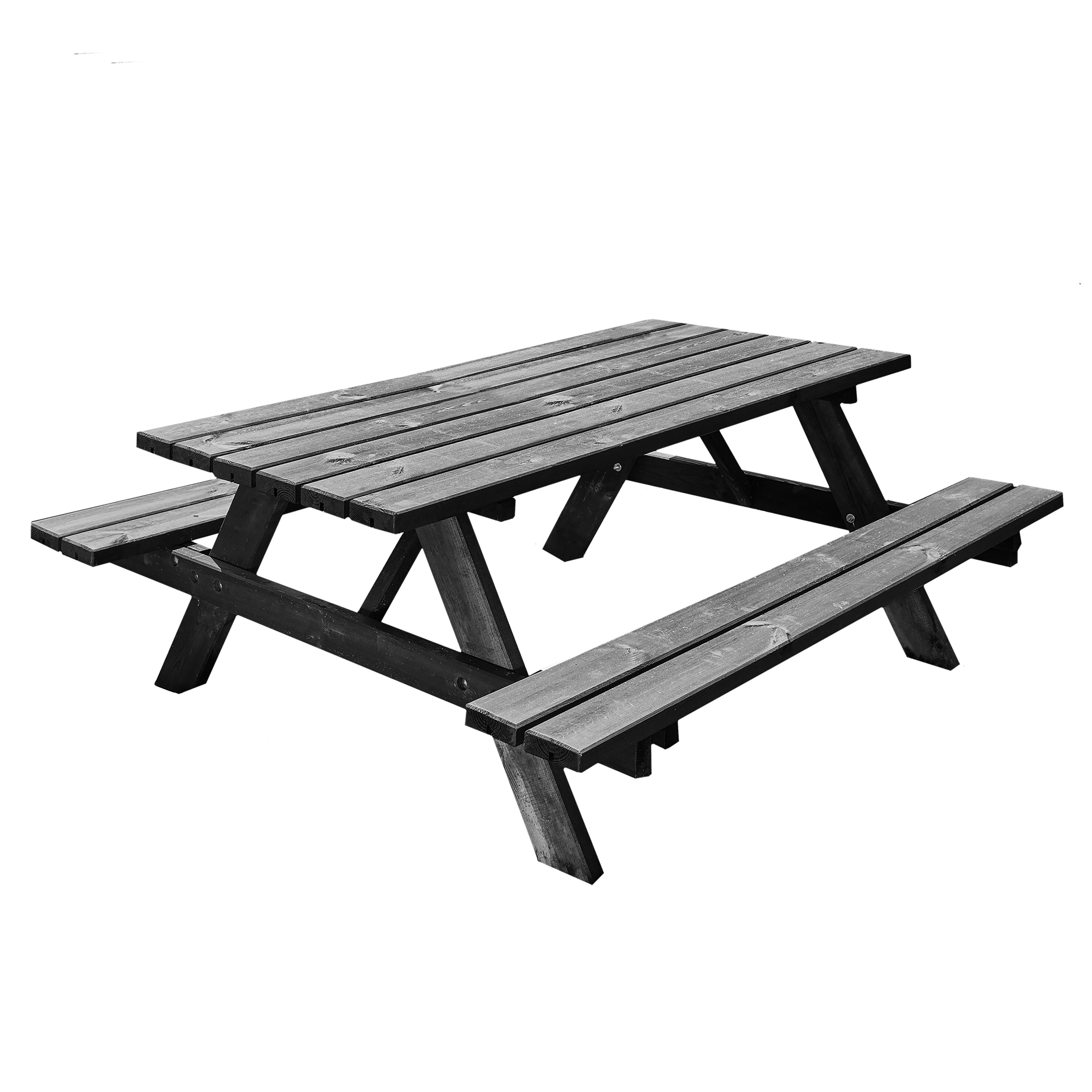 Bord-/bænkesæt 42 mm sort HORTUS