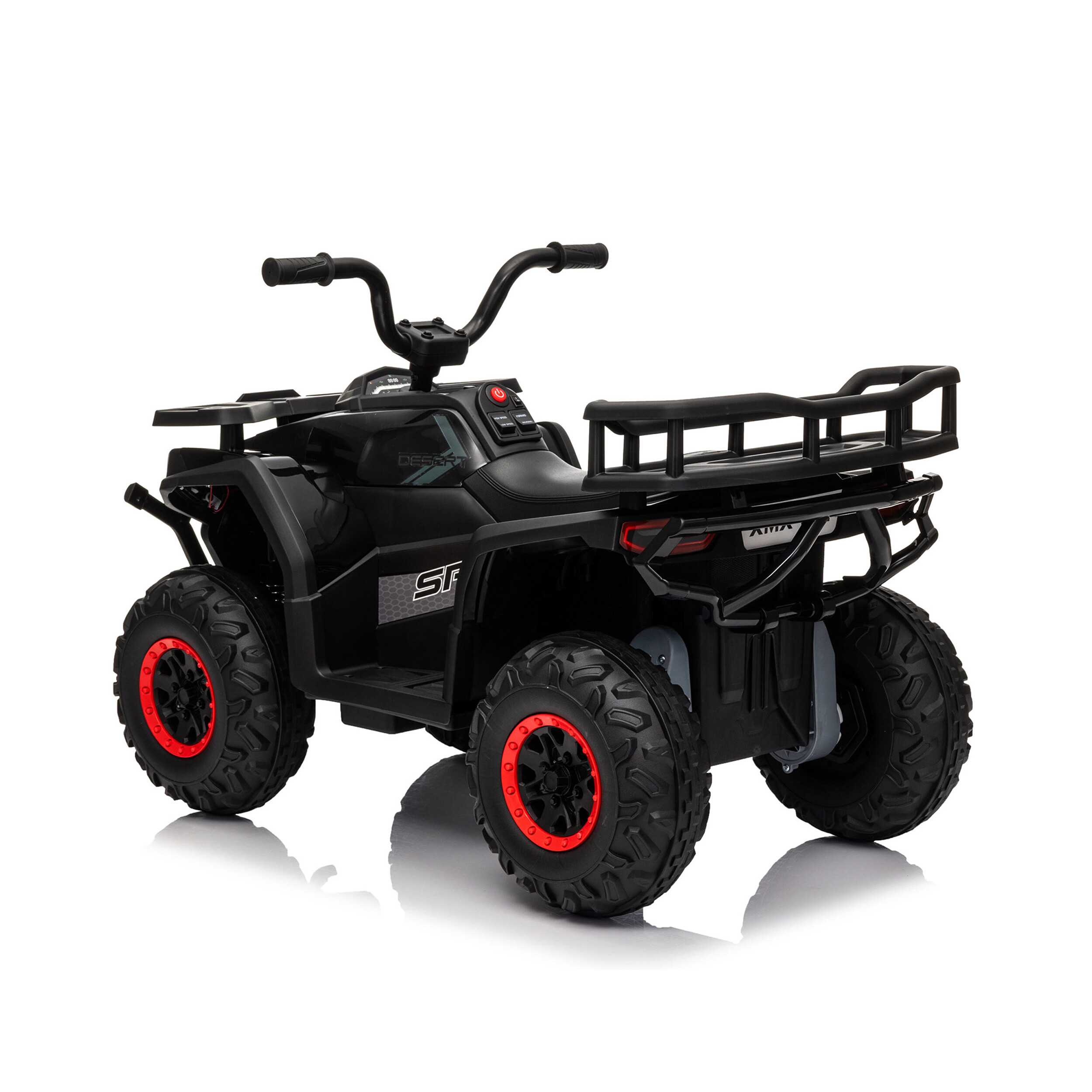 Elbil ATV 4 x 10,8V motor, EVA hjul NORDIC PLAY