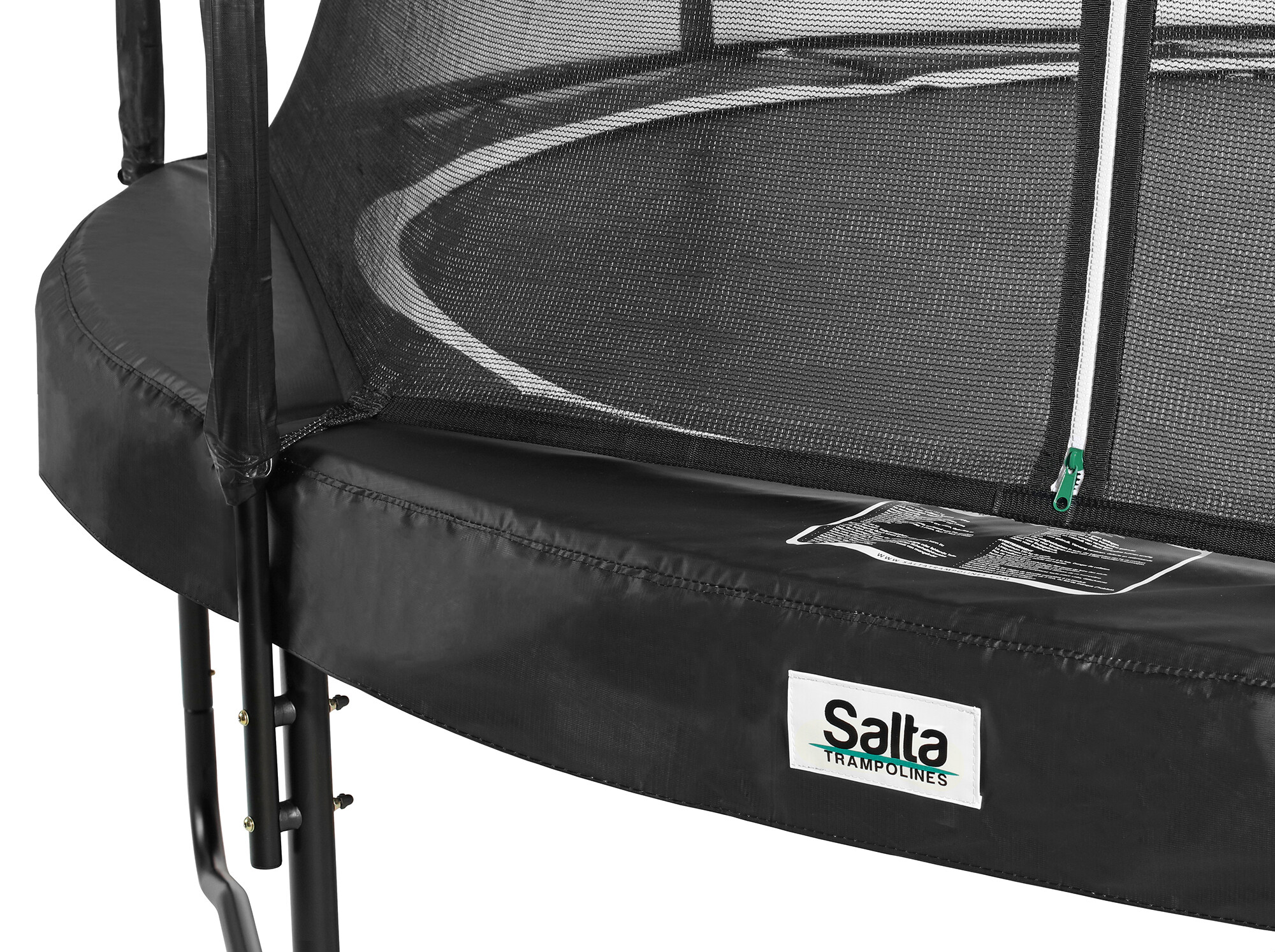 Trampolin Premium Black Edition Ø427 cm, sort inkl. sikkerhedsnet Salta