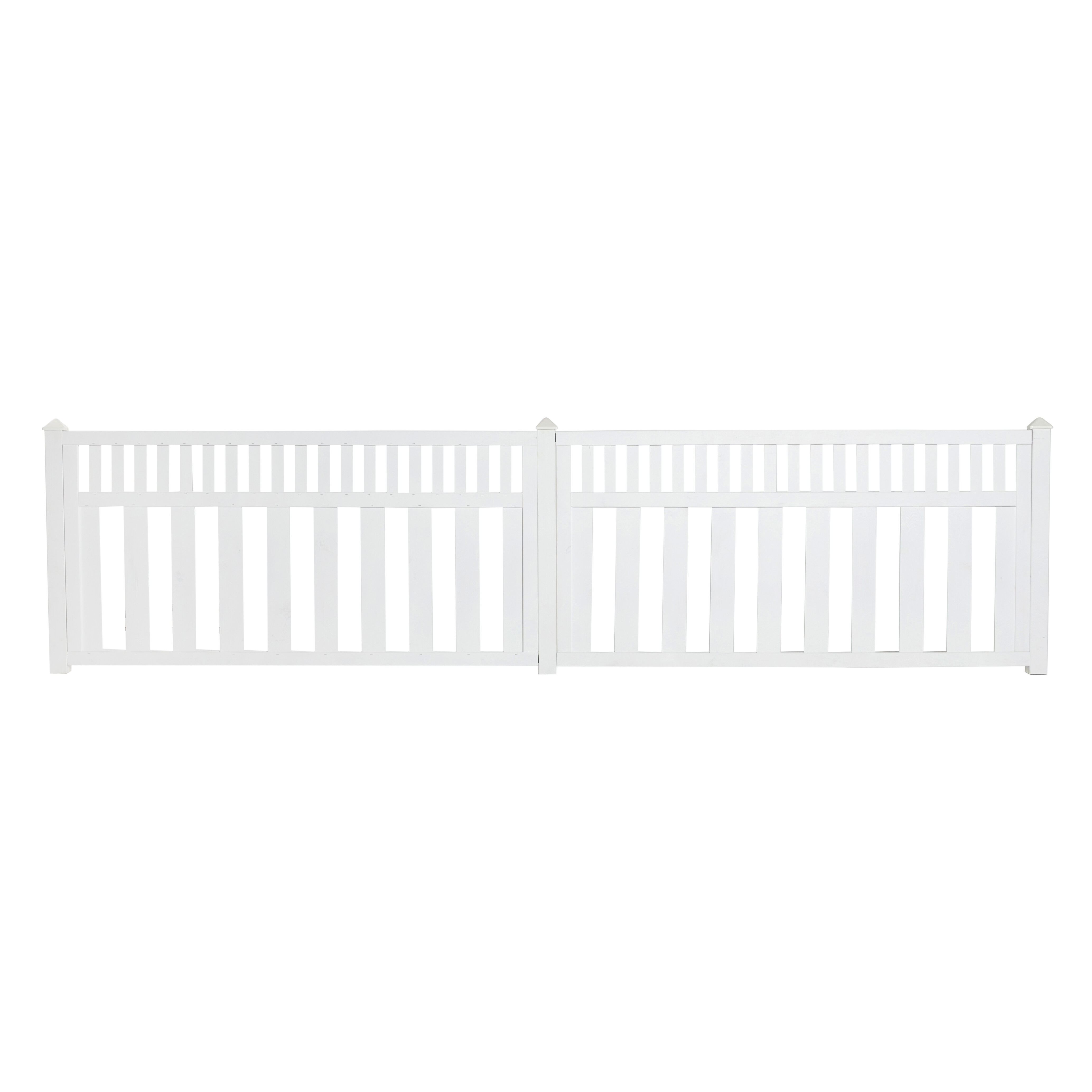 Forhavehegn 180 x 90 cm, grundmalet hvid, NORDIC FENCE, Tendens