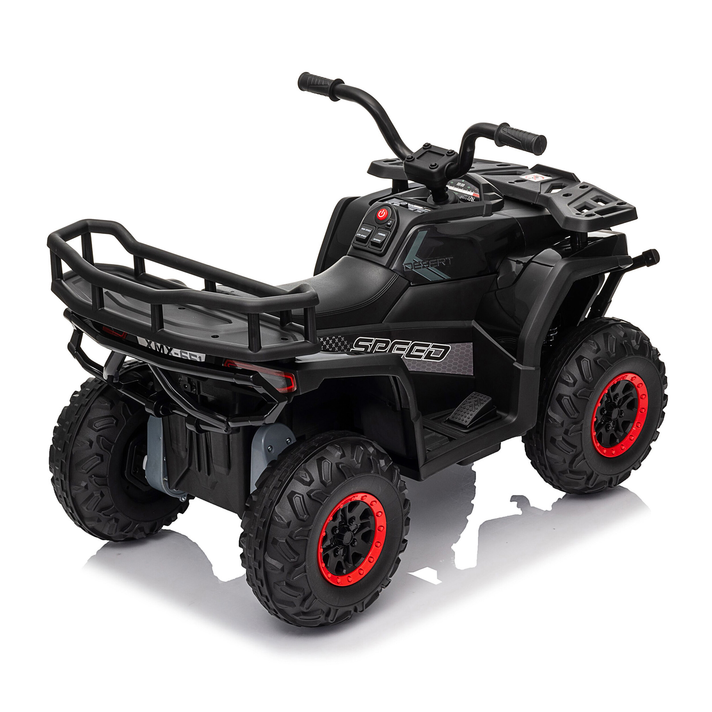 Elbil ATV 4 x 10,8V motor, EVA hjul NORDIC PLAY