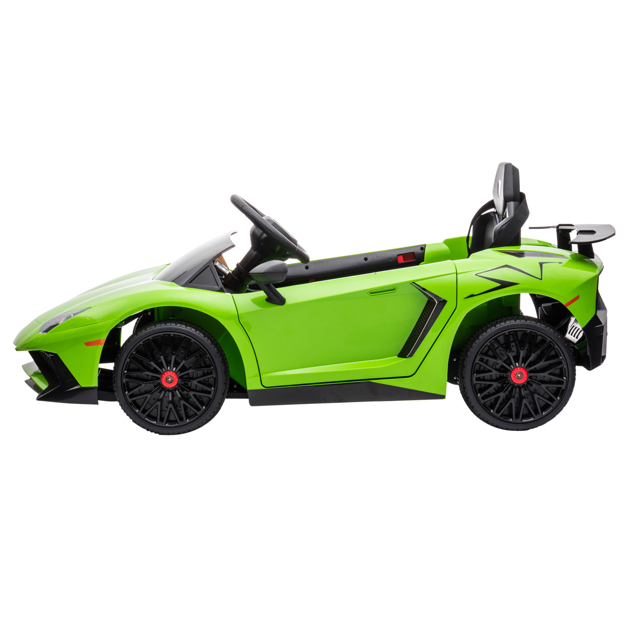 Electric car Lamborghini Aventador 12V, lime green, NORDIC PLAY