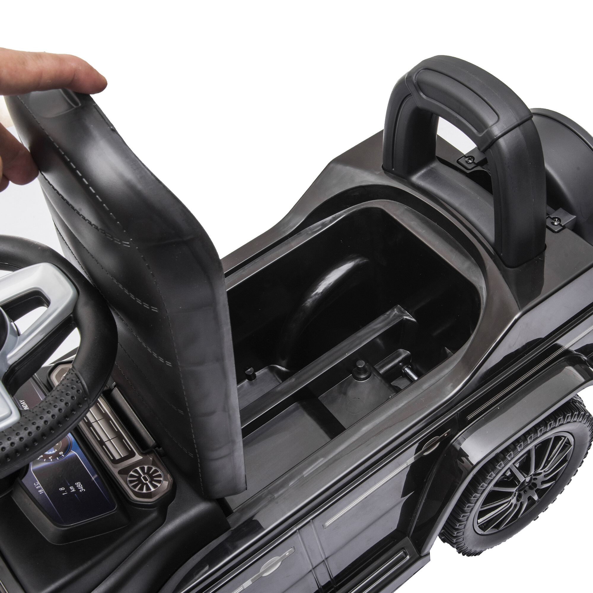 Gåbil Mercedes-Benz licens G350D sort NORDIC PLAY