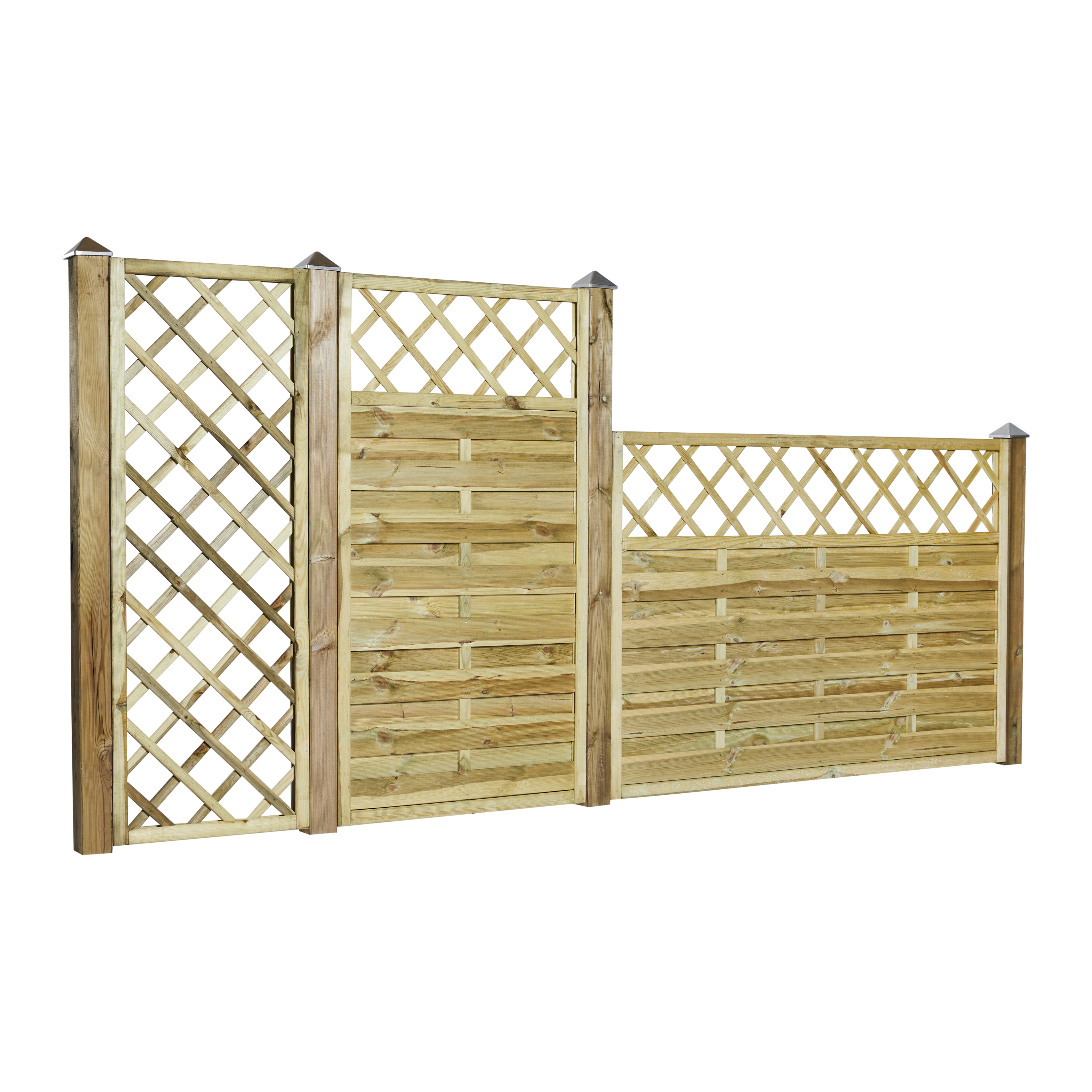 Espalierhegn, Trykimprægneret, 60 x 165 cm, NORDIC FENCE, SOLID