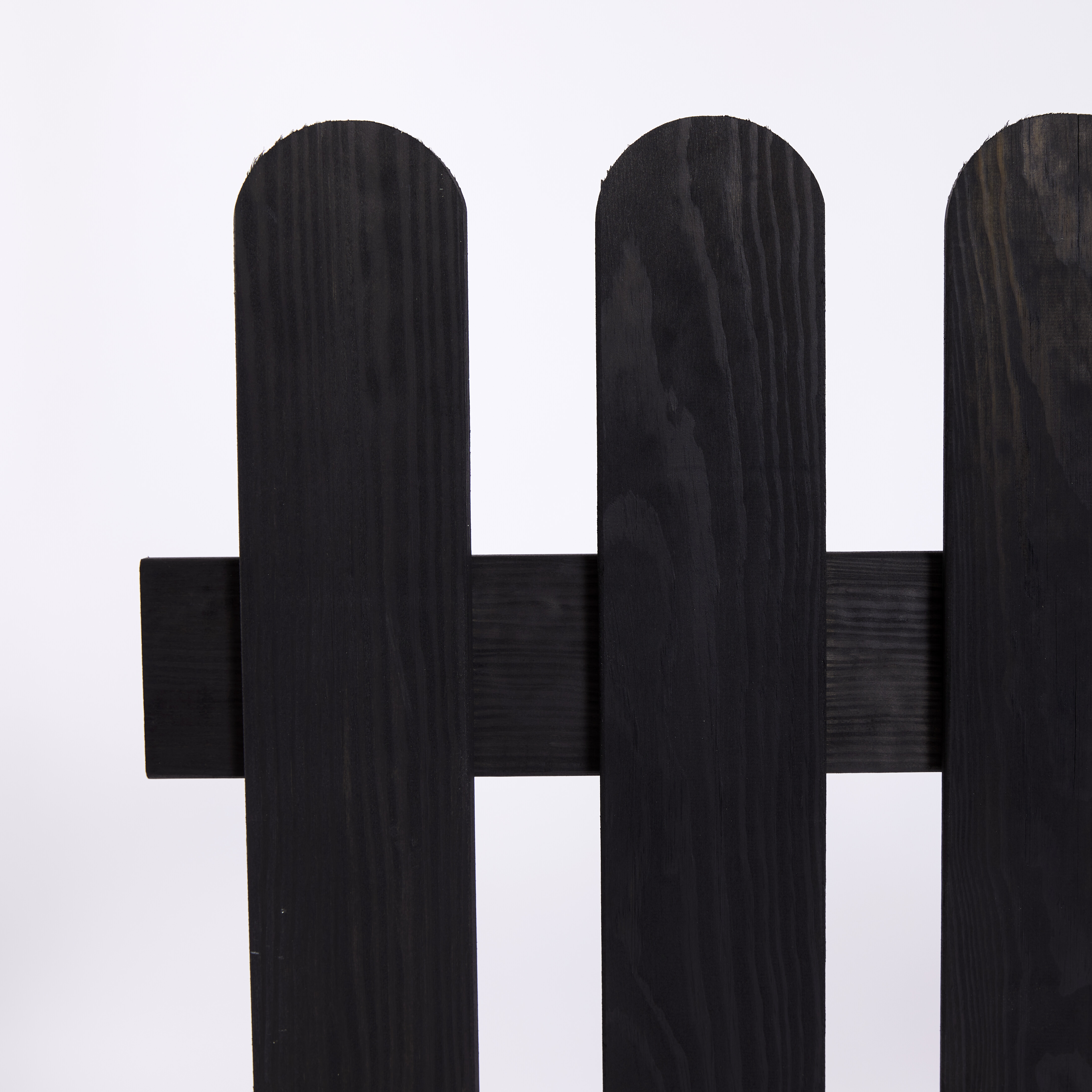Forhavehegn 180 x 80 cm, grundmalet sort, NORDIC FENCE, FYN