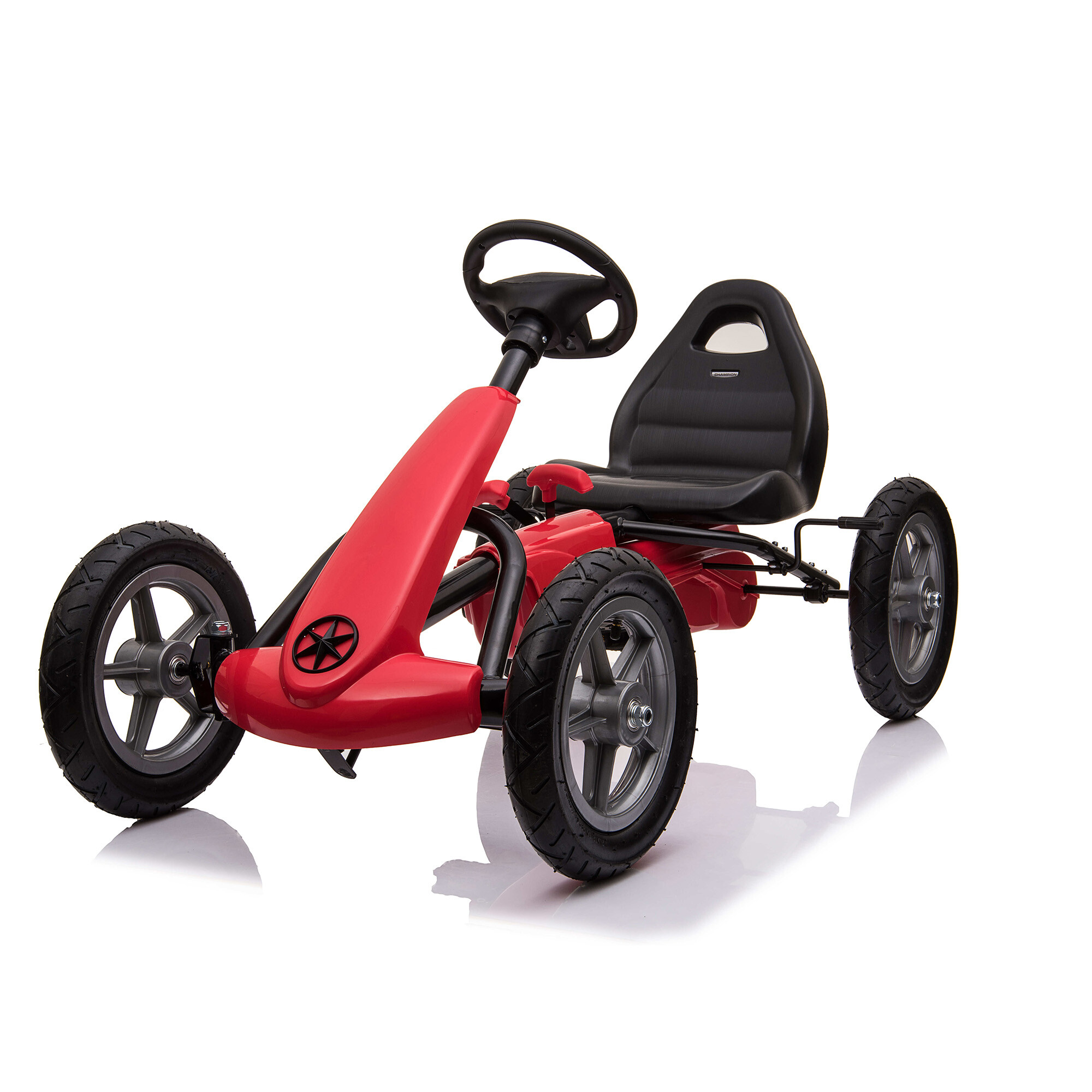 Pedal gocart med gummihjul,  NORDIC PLAY