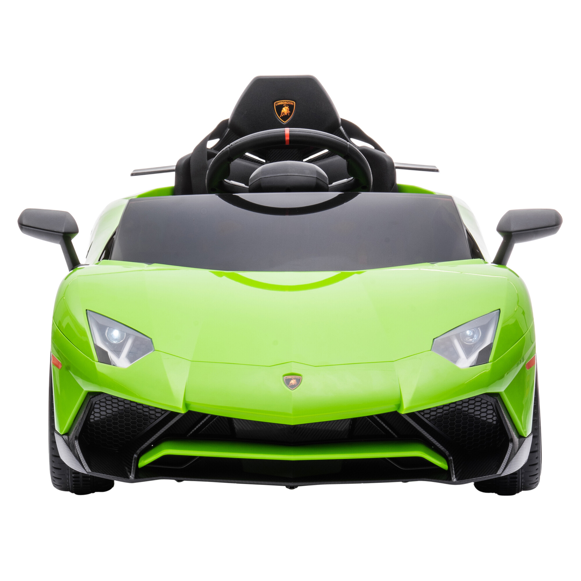 Electric car Lamborghini Aventador 12V, lime green, NORDIC PLAY