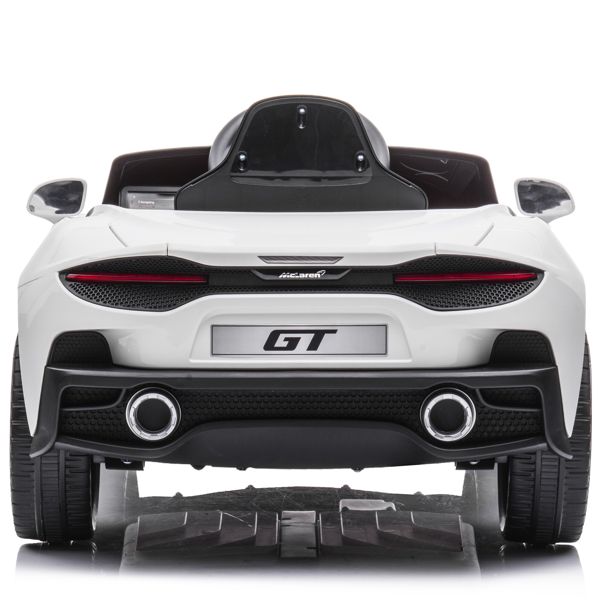Elbil McLaren GT 12V4,5AH, EVA-hjul, BT, vit NORDIC PLAY