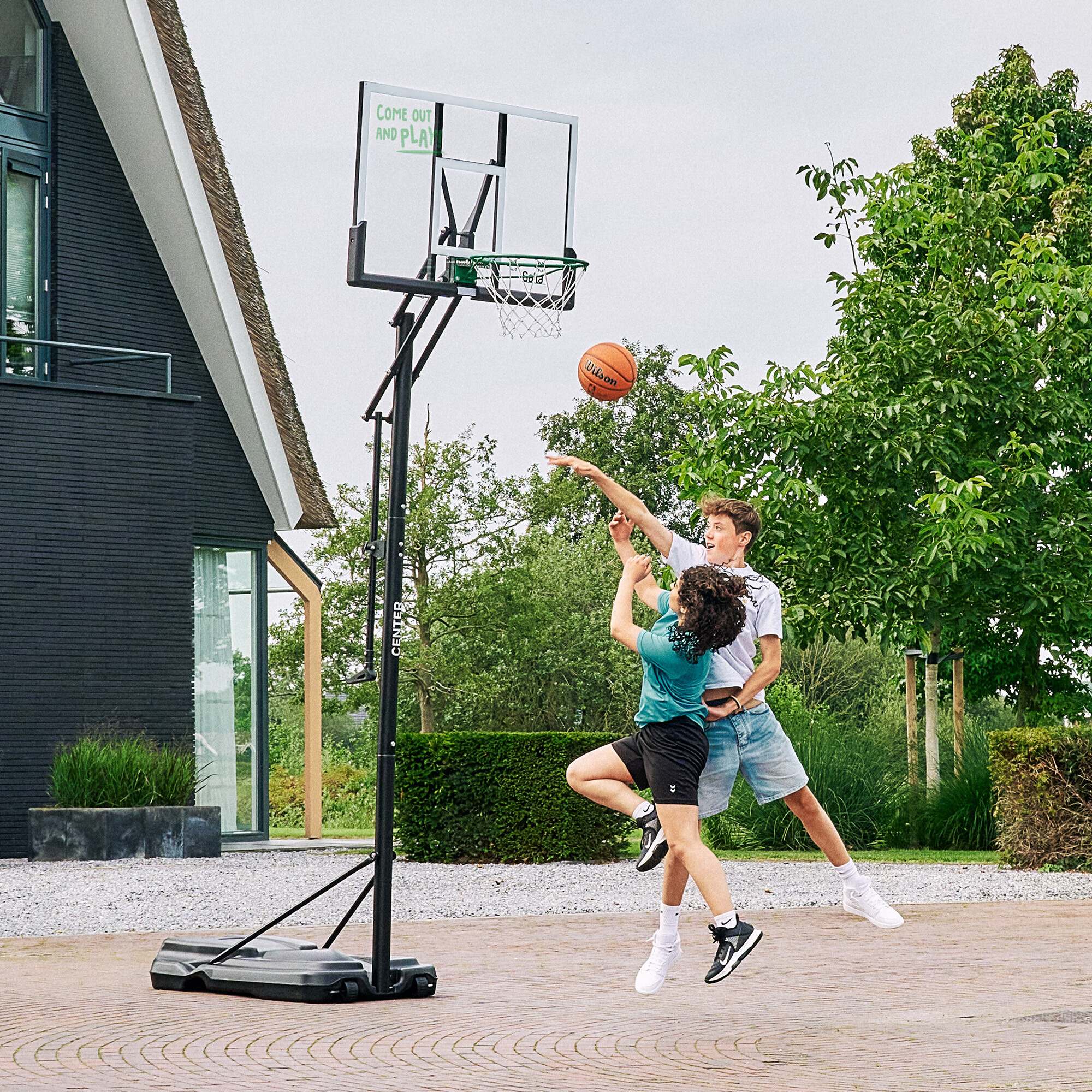 Basketball stand Center Salta 128 x 371 x 210 cm