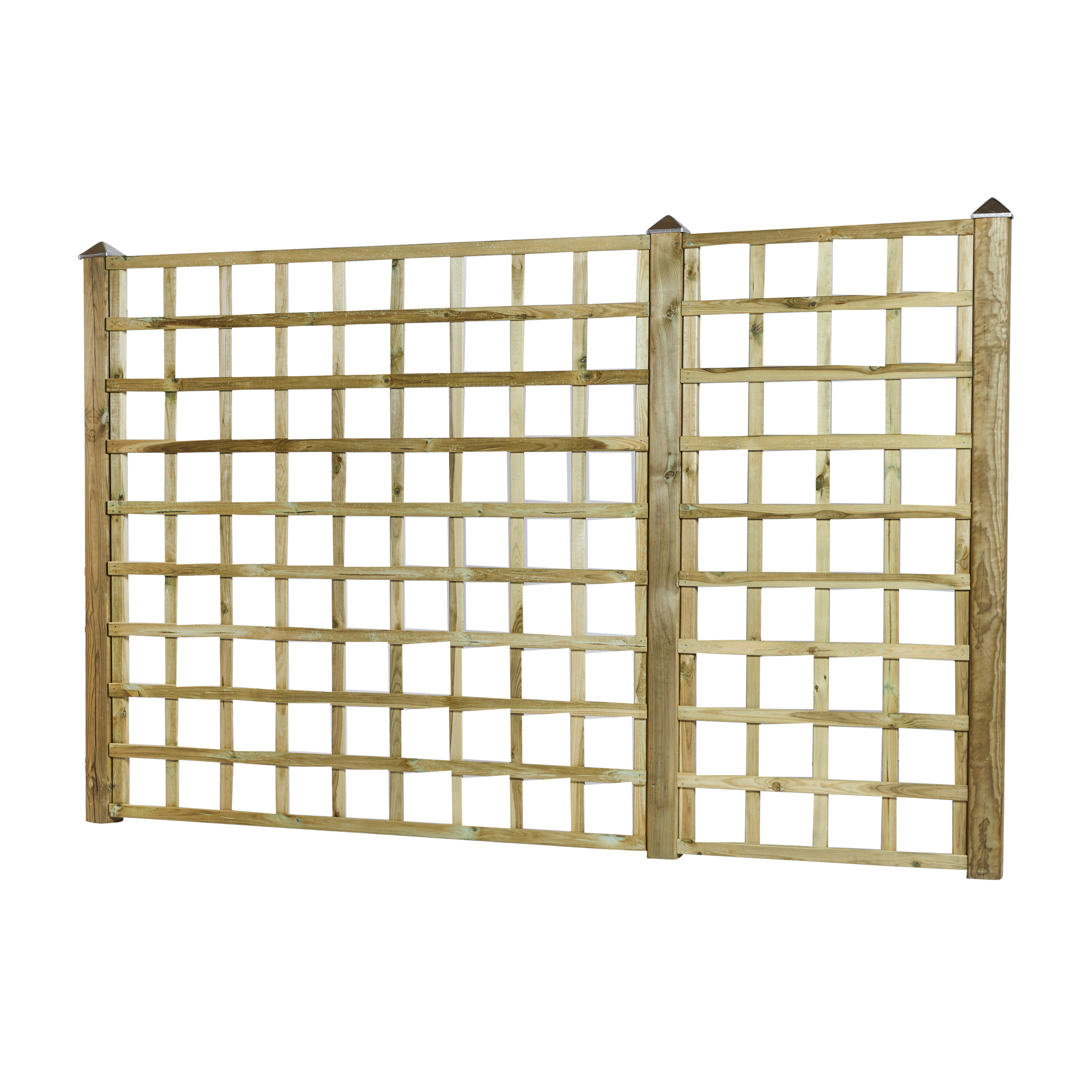 Espalierhegn 180 x 180 cm, trykimprægneret, NORDIC FENCE, SERENE