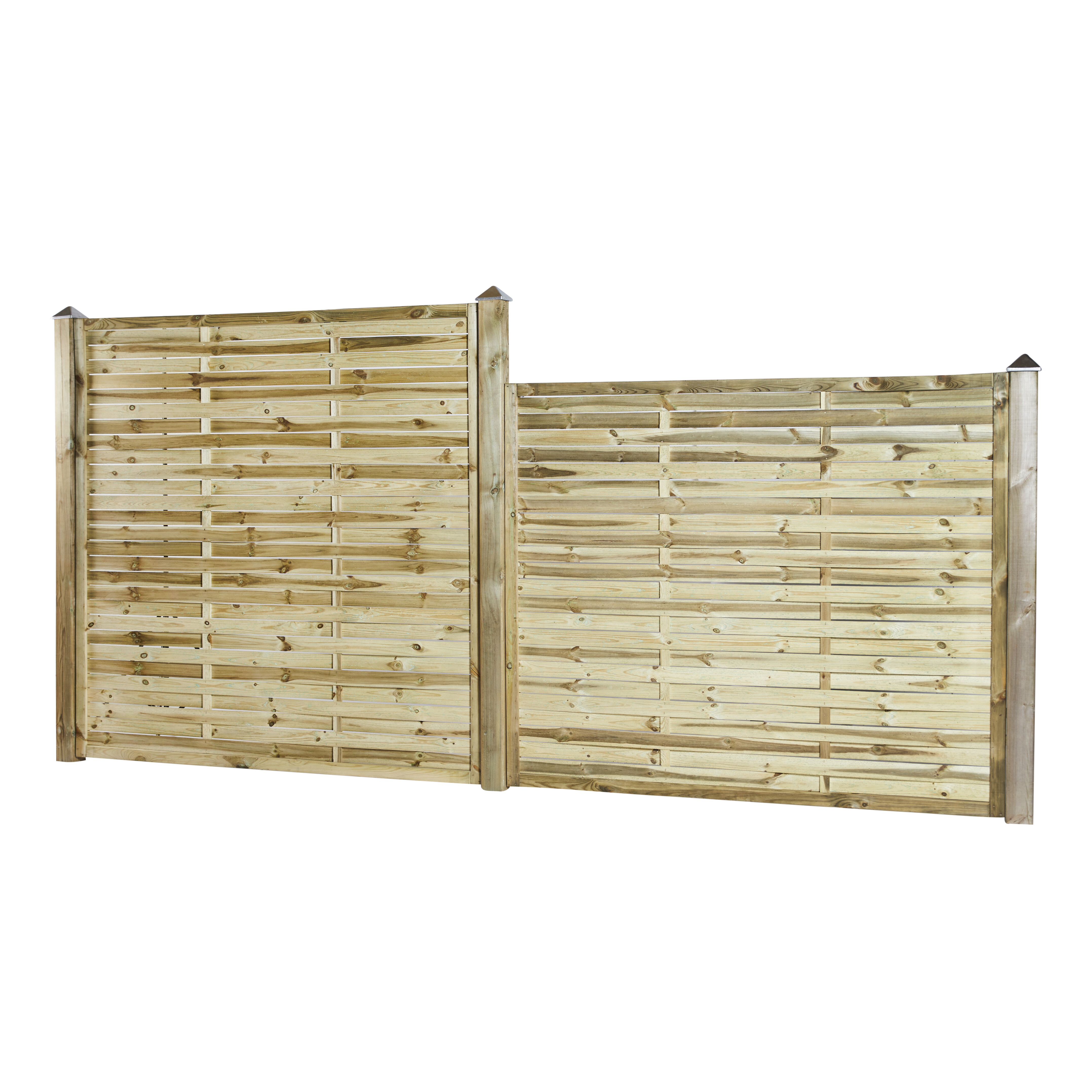 Lamelhegn 180 x 150 cm, trykimprægneret, NORDIC FENCE, BASE